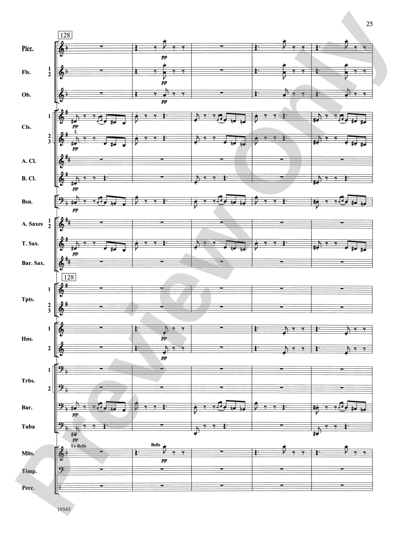 Funeral March of a Marionette: Concert Band Conductor Score & Parts