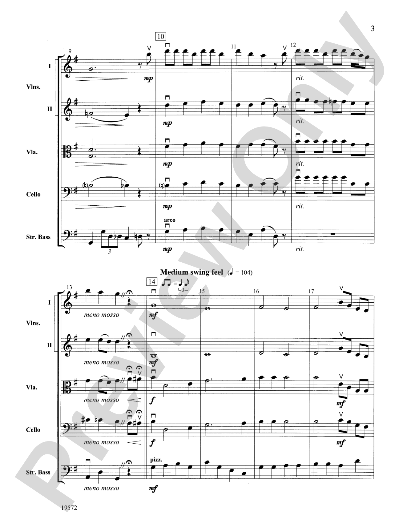 Nobody Knows the Trouble I've Seen: String Orchestra Conductor Score & Parts