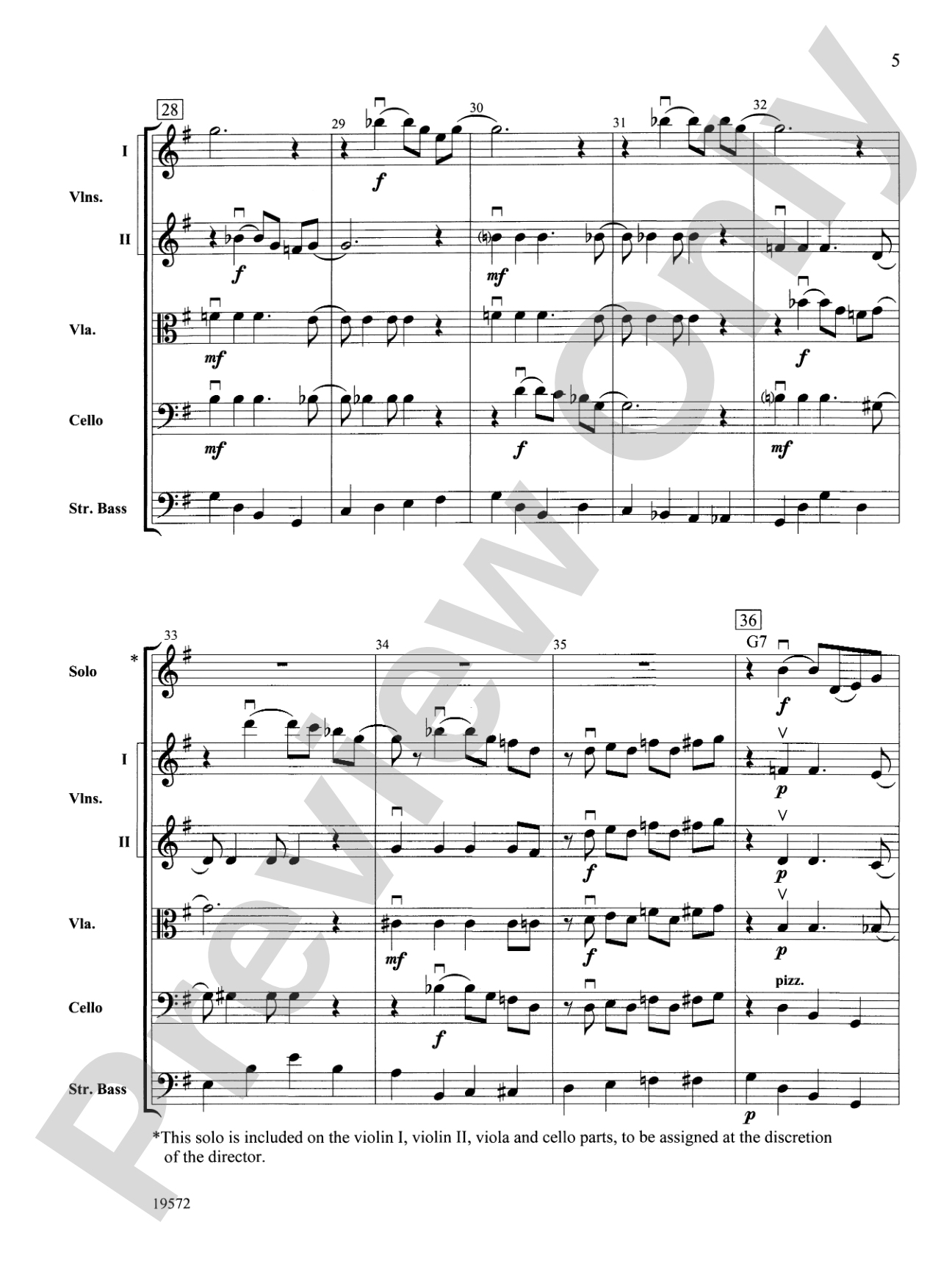 Nobody Knows the Trouble I've Seen: String Orchestra Conductor Score & Parts