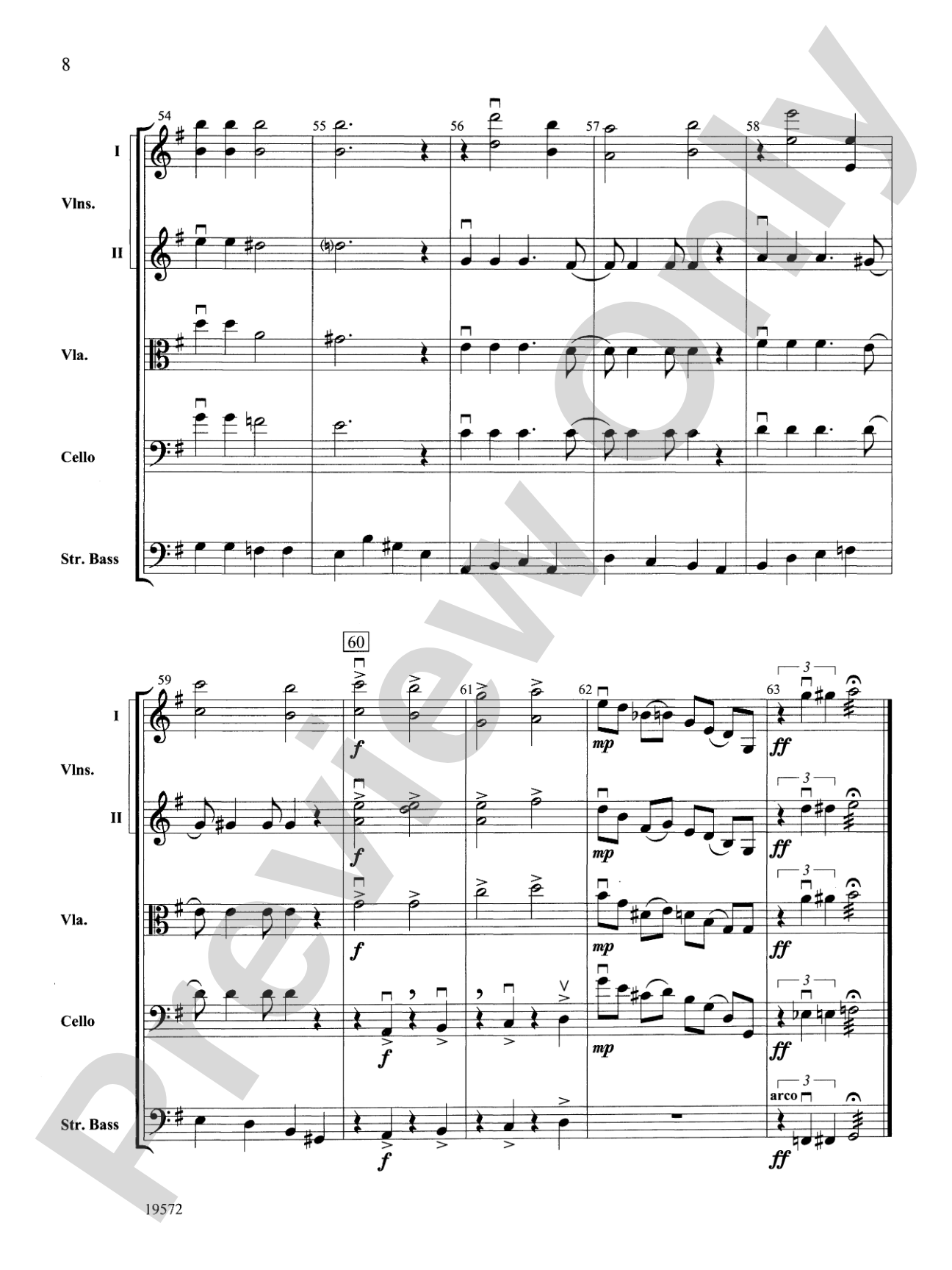 Nobody Knows the Trouble I've Seen: String Orchestra Conductor Score & Parts