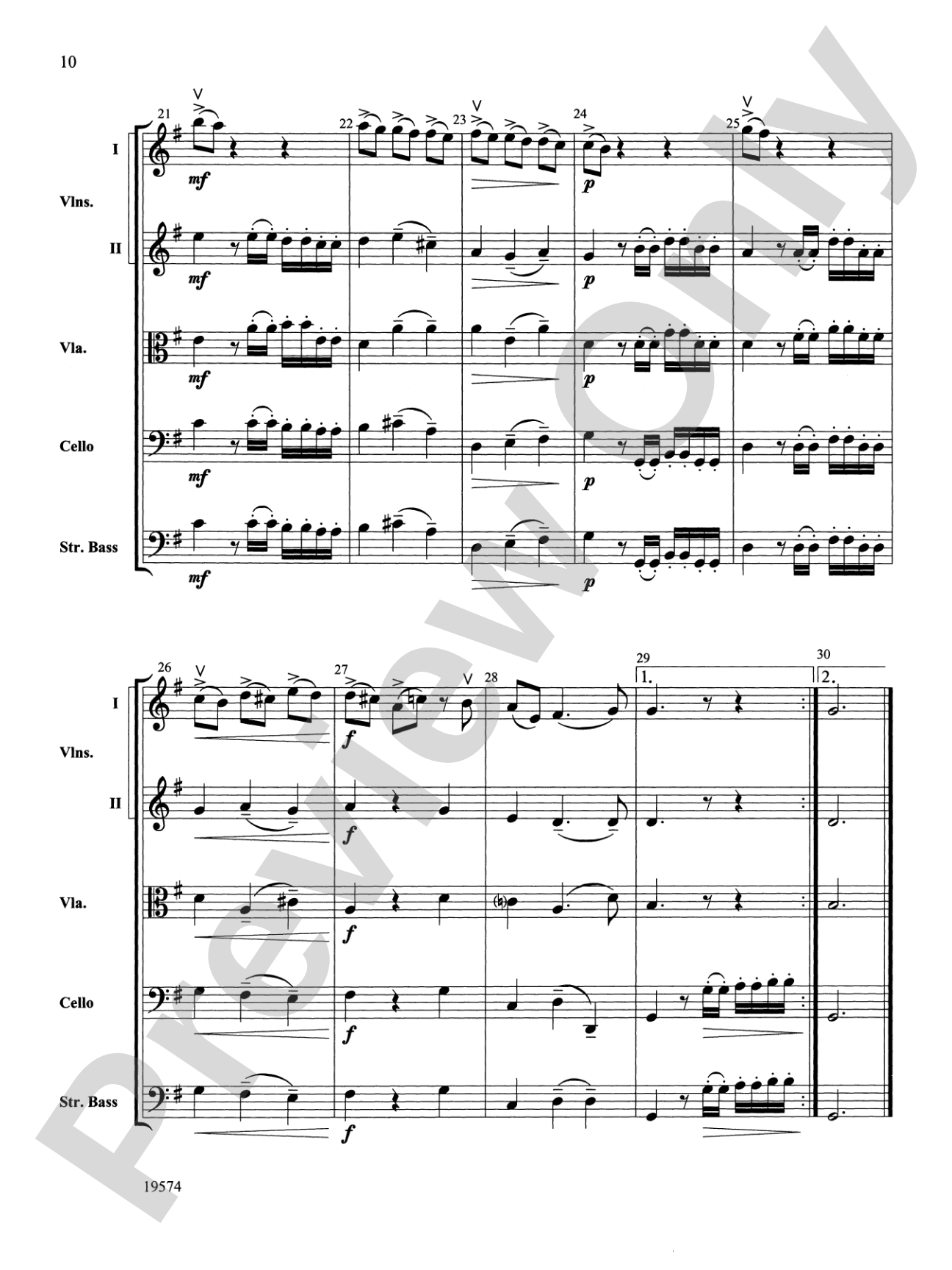 Selections from Don Quixote Suite: String Orchestra Conductor Score & Parts