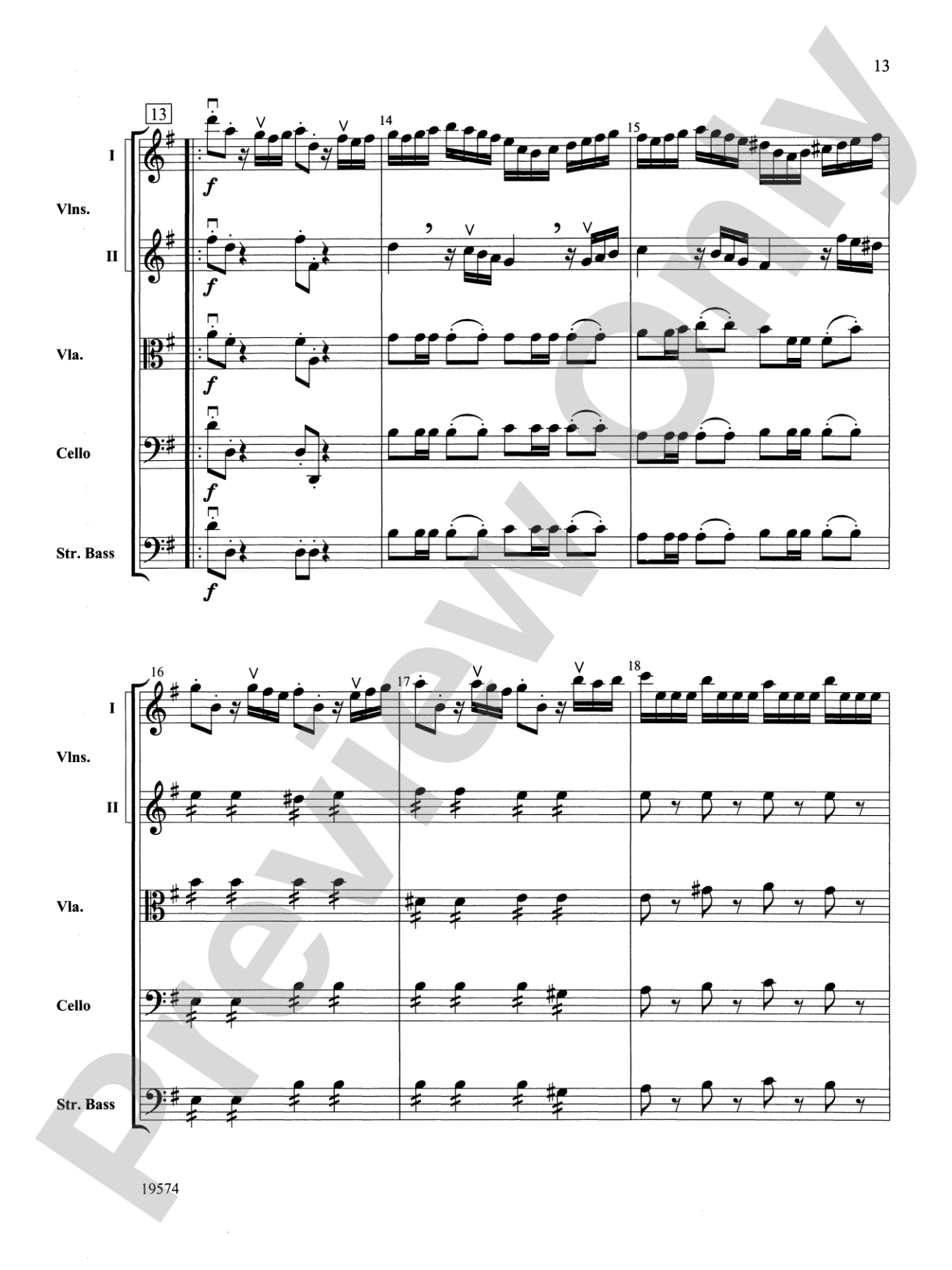 Selections from Don Quixote Suite: String Orchestra Conductor Score & Parts