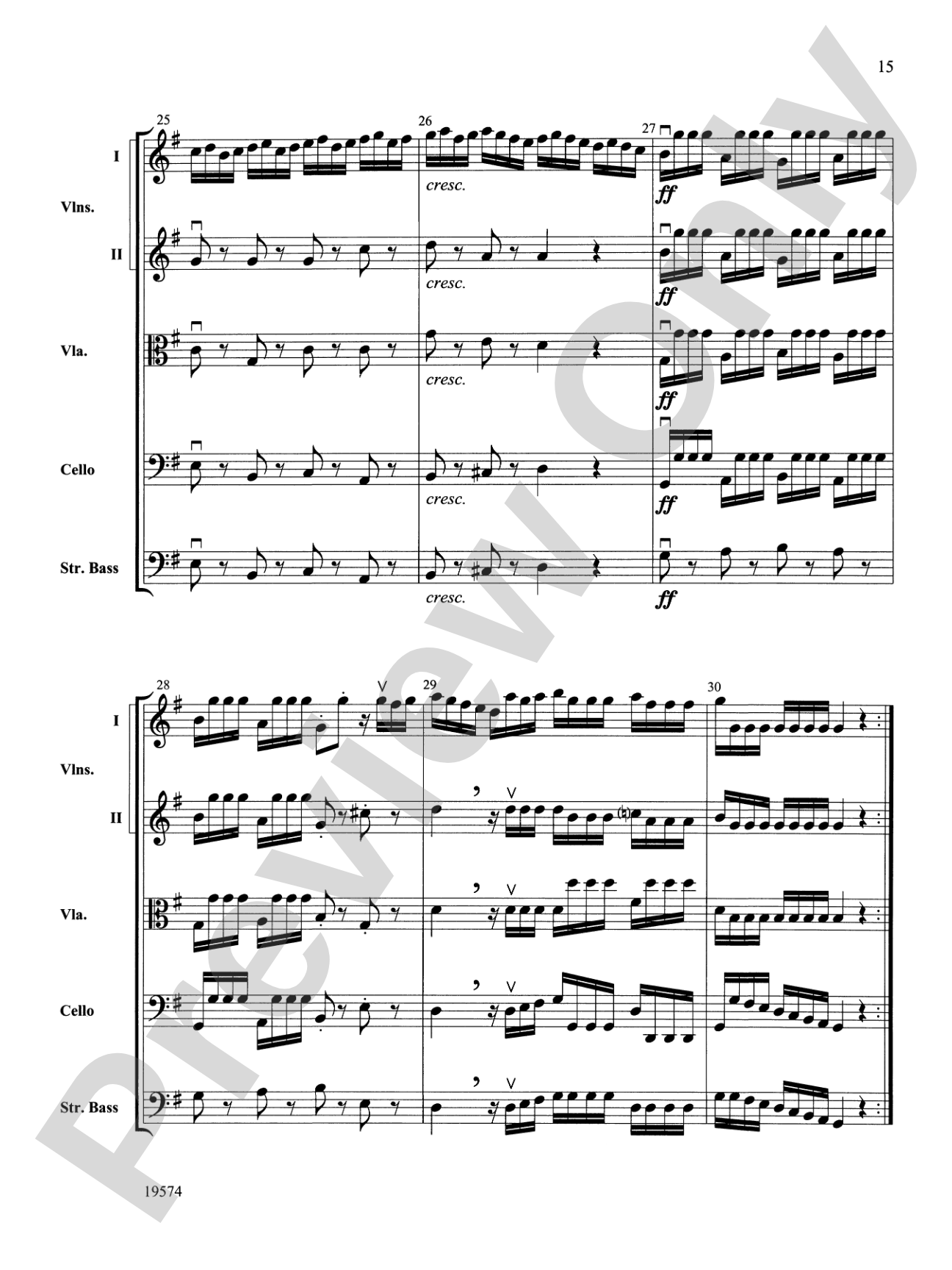 Selections from Don Quixote Suite: String Orchestra Conductor Score & Parts