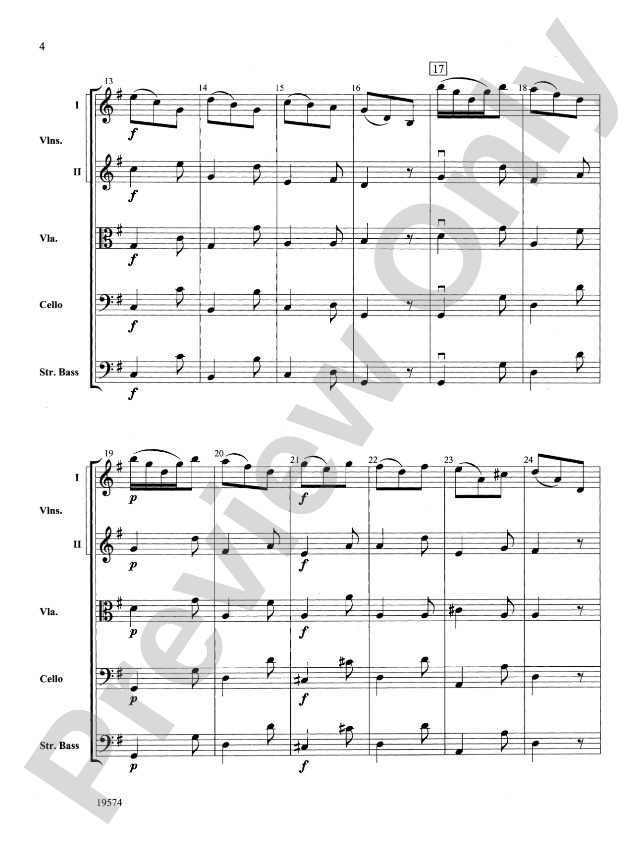 Selections from Don Quixote Suite: String Orchestra Conductor Score & Parts