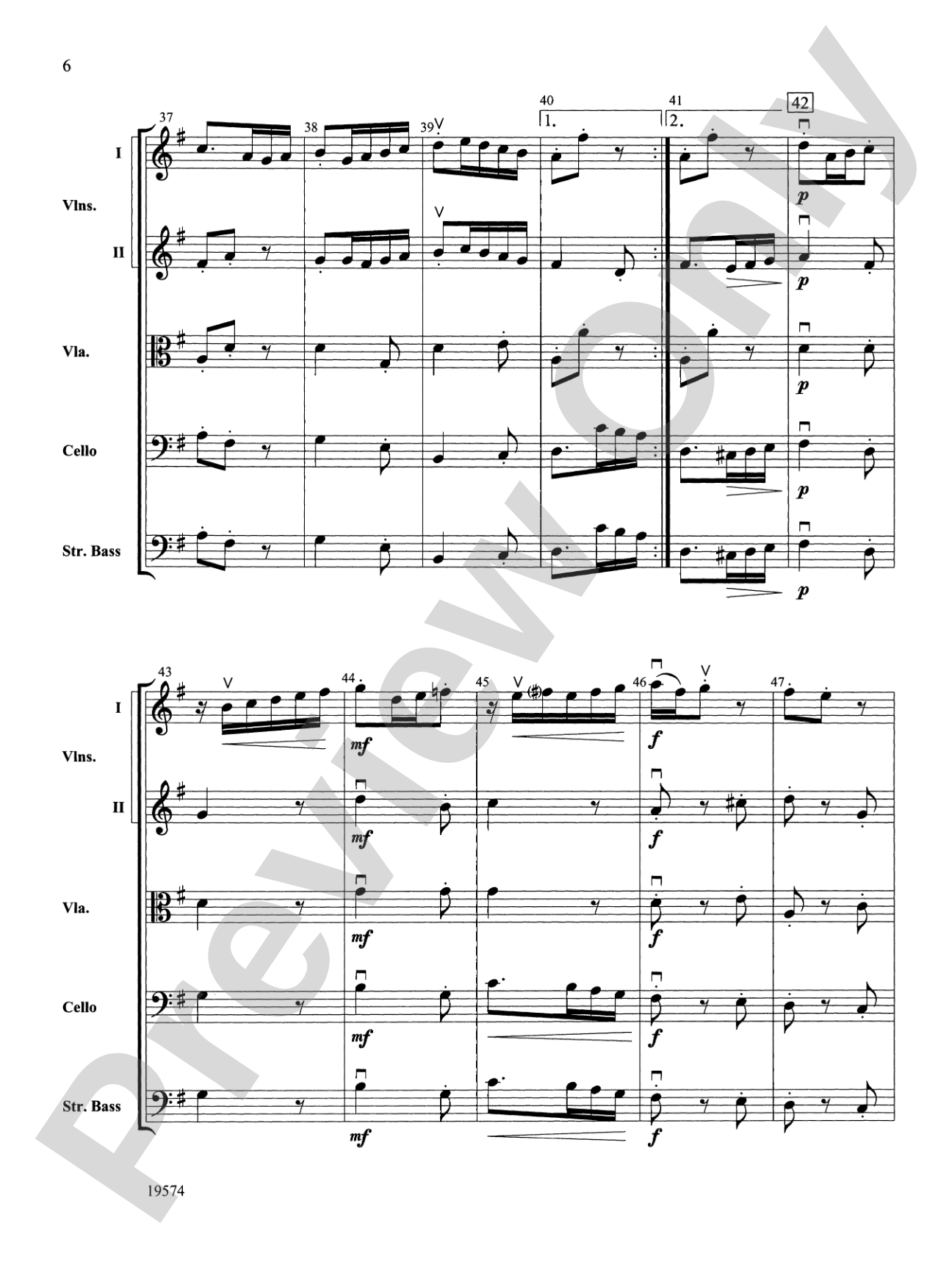 Selections from Don Quixote Suite: String Orchestra Conductor Score & Parts