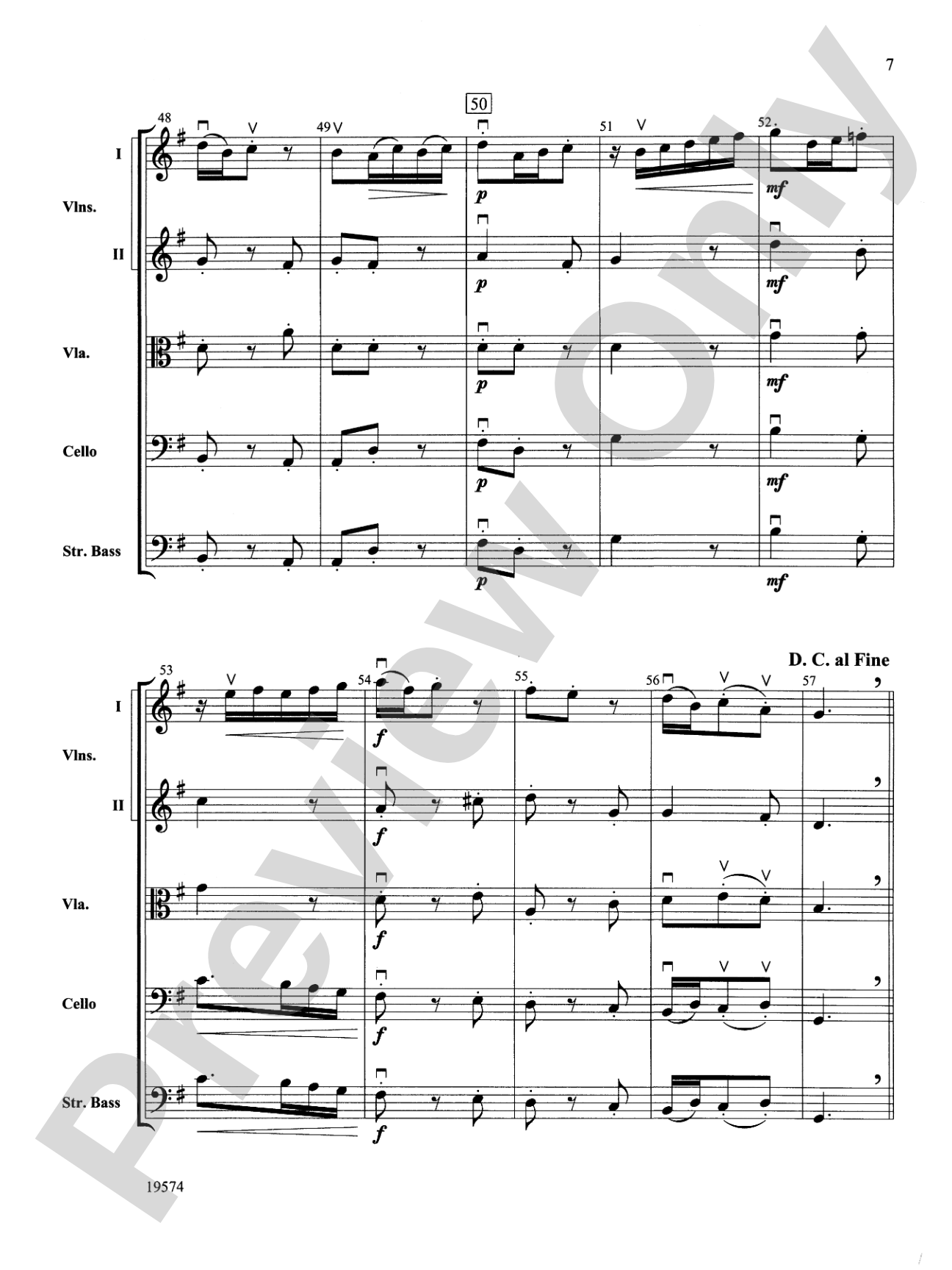 Selections from Don Quixote Suite: String Orchestra Conductor Score & Parts