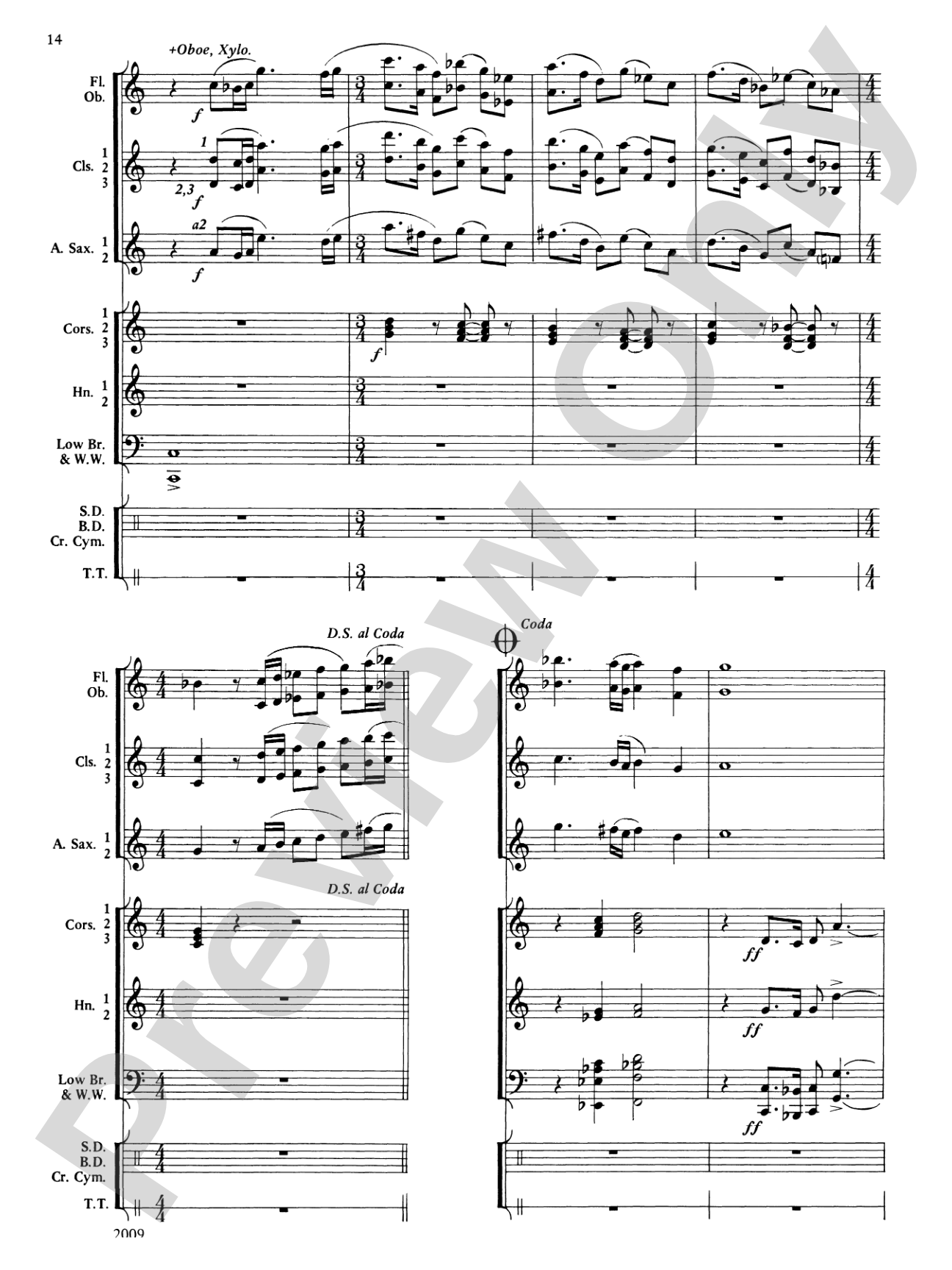 Cobb County Festival: Concert Band Conductor Score & Parts