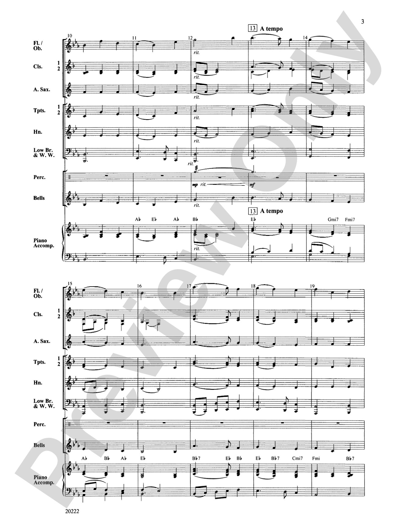 In a Christmas Mood: Concert Band Conductor Score & Parts