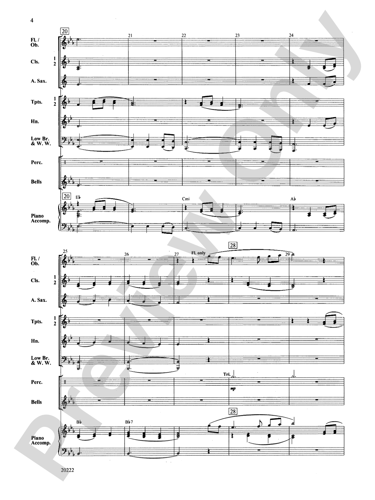 In a Christmas Mood: Concert Band Conductor Score & Parts