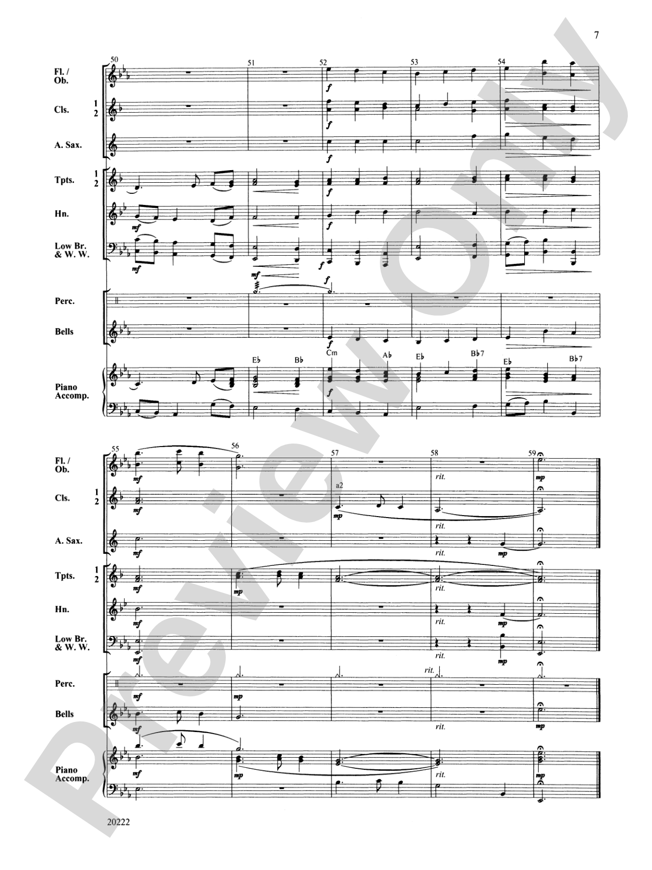 In a Christmas Mood: Concert Band Conductor Score & Parts