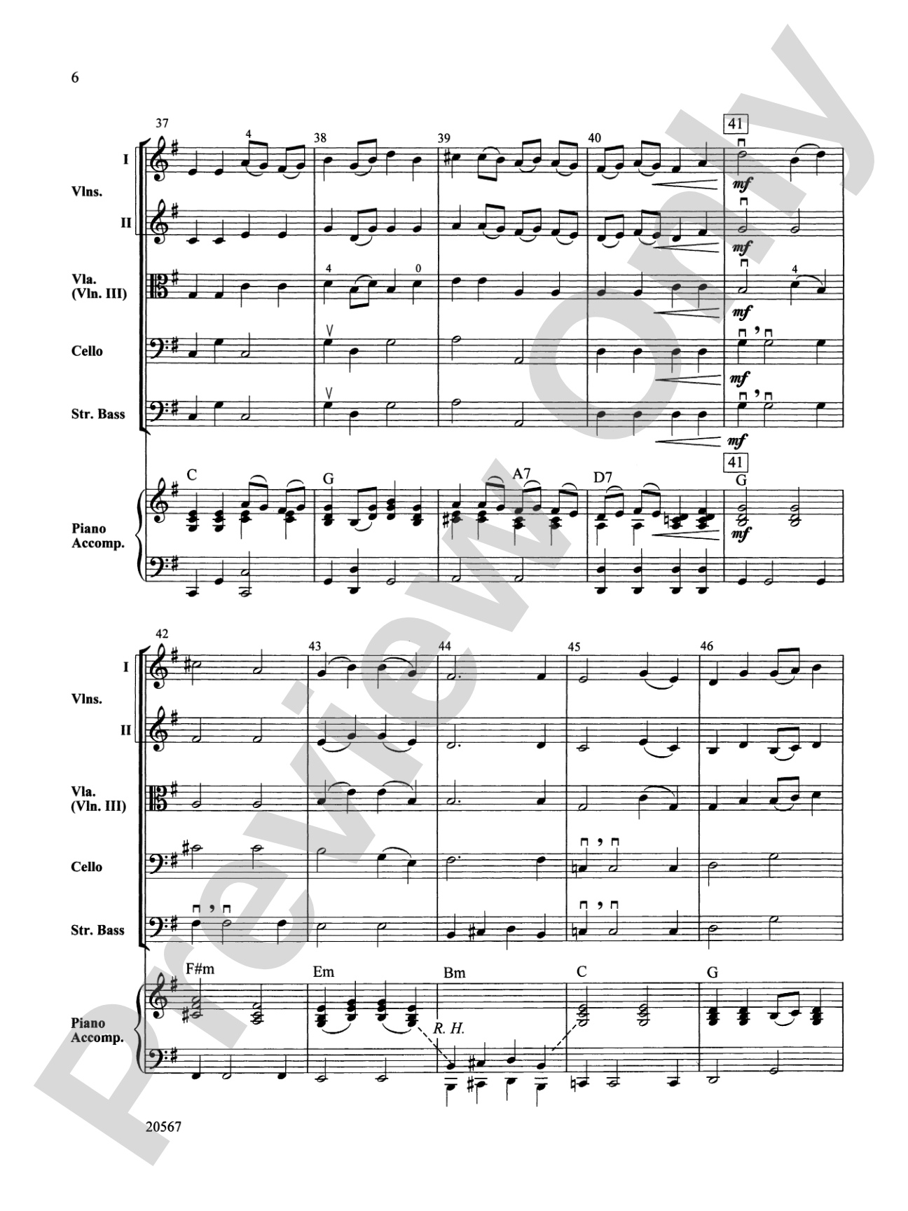 An Evening in Salzburg: String Orchestra Conductor Score & Parts