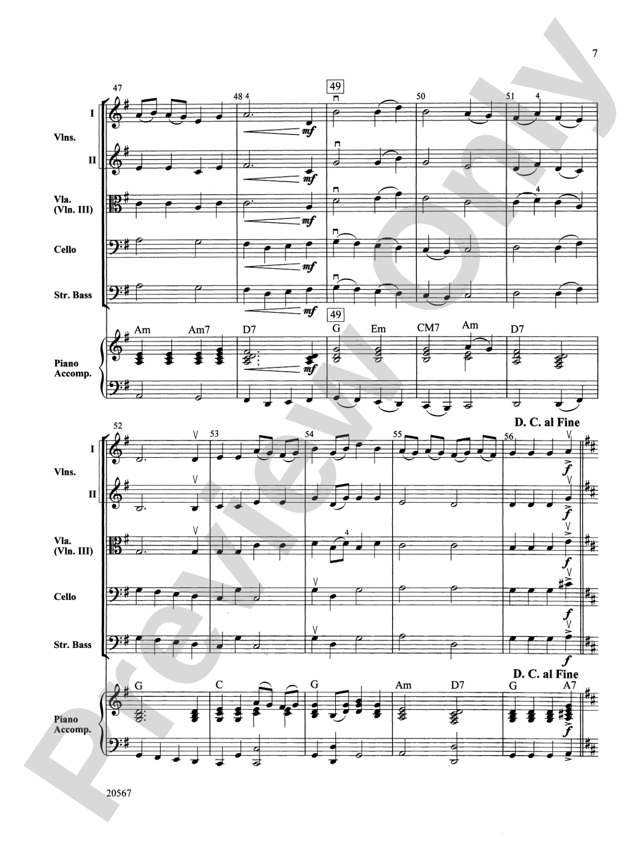 An Evening in Salzburg: String Orchestra Conductor Score & Parts