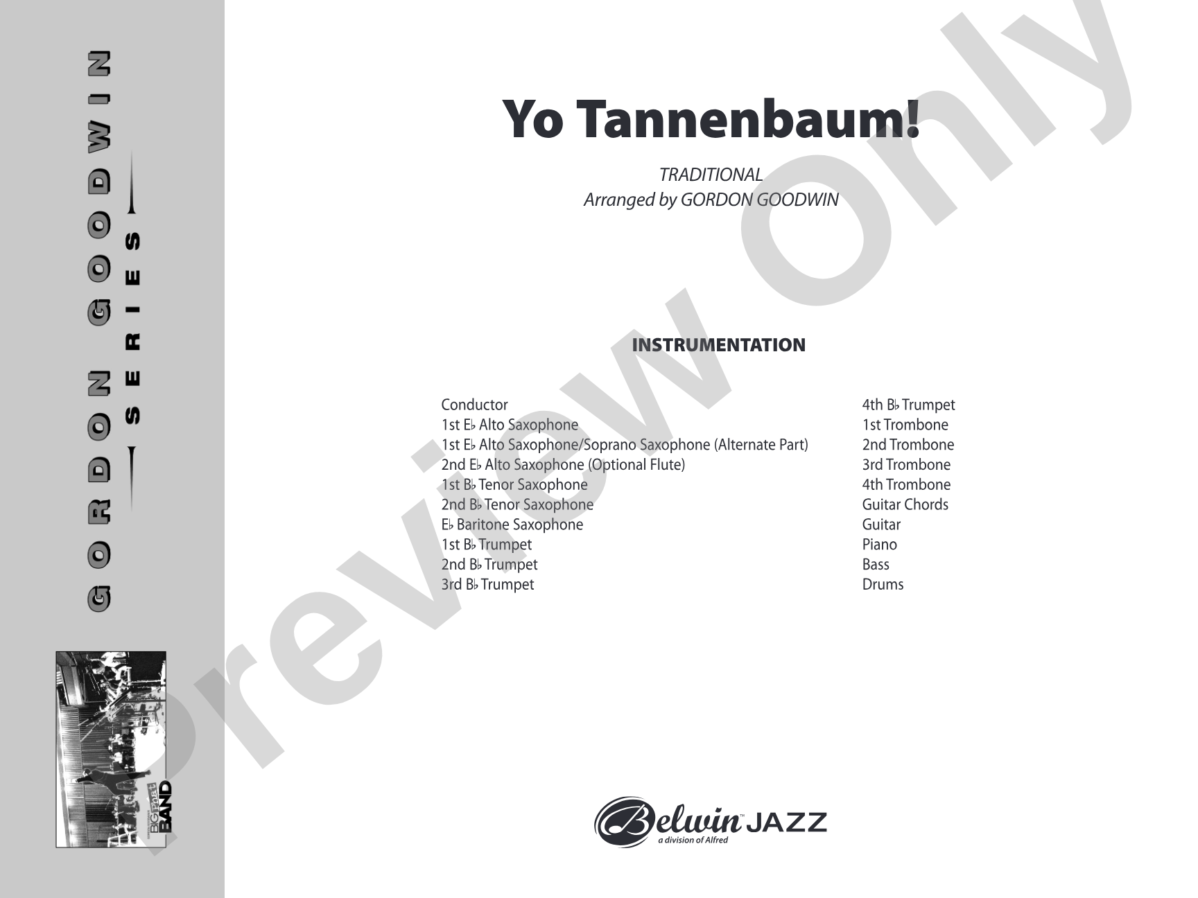 Yo Tannenbaum!: Jazz Ensemble Conductor Score & Parts