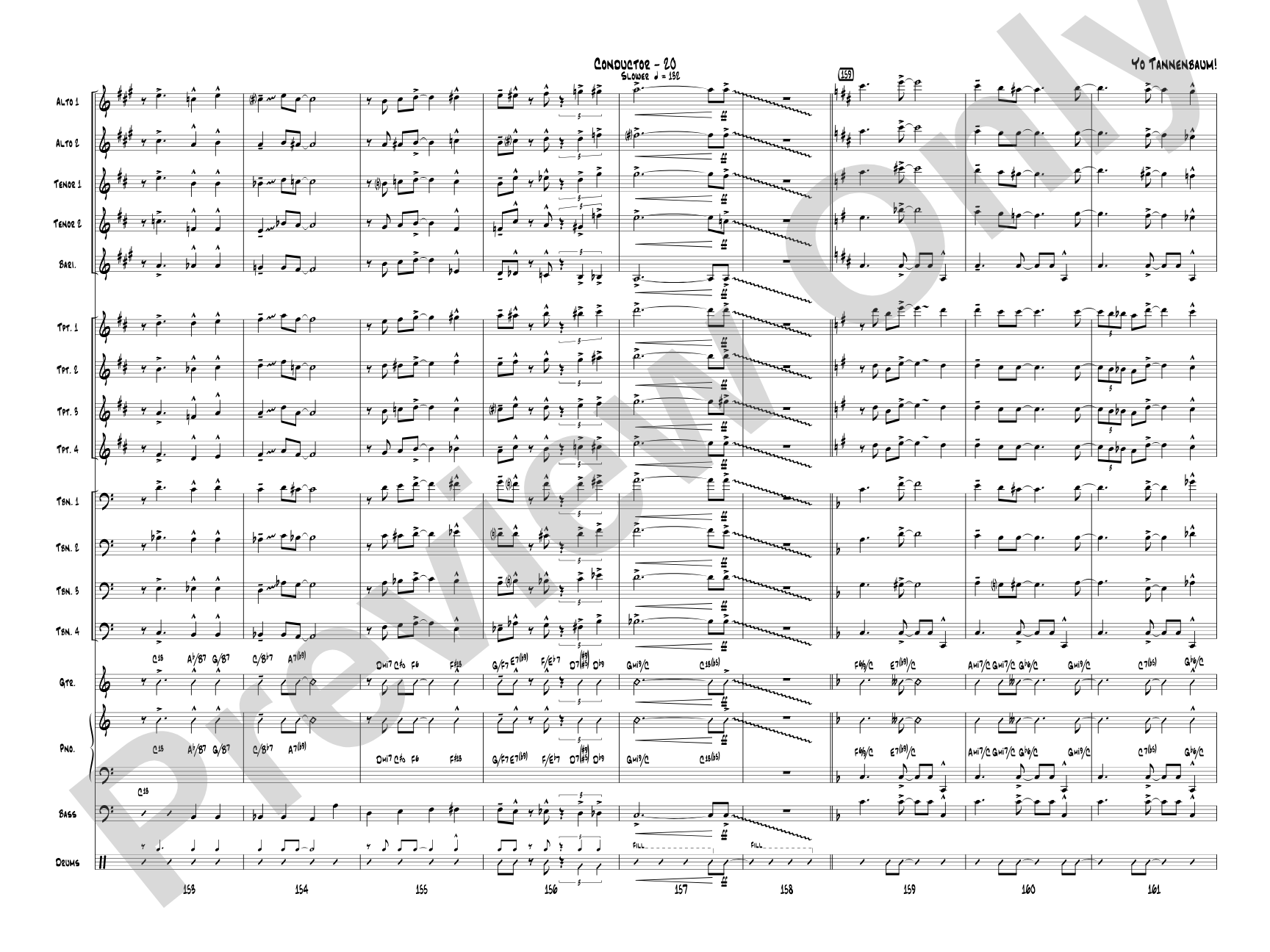 Yo Tannenbaum!: Jazz Ensemble Conductor Score & Parts