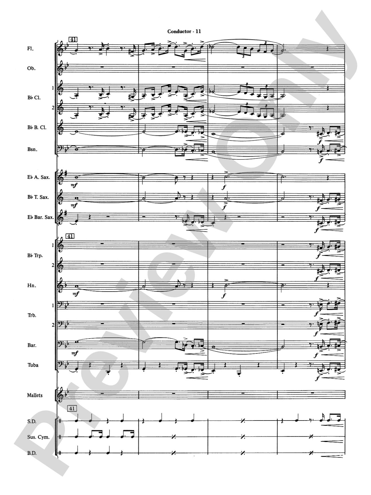 The Pink Panther: Concert Band Conductor Score & Parts