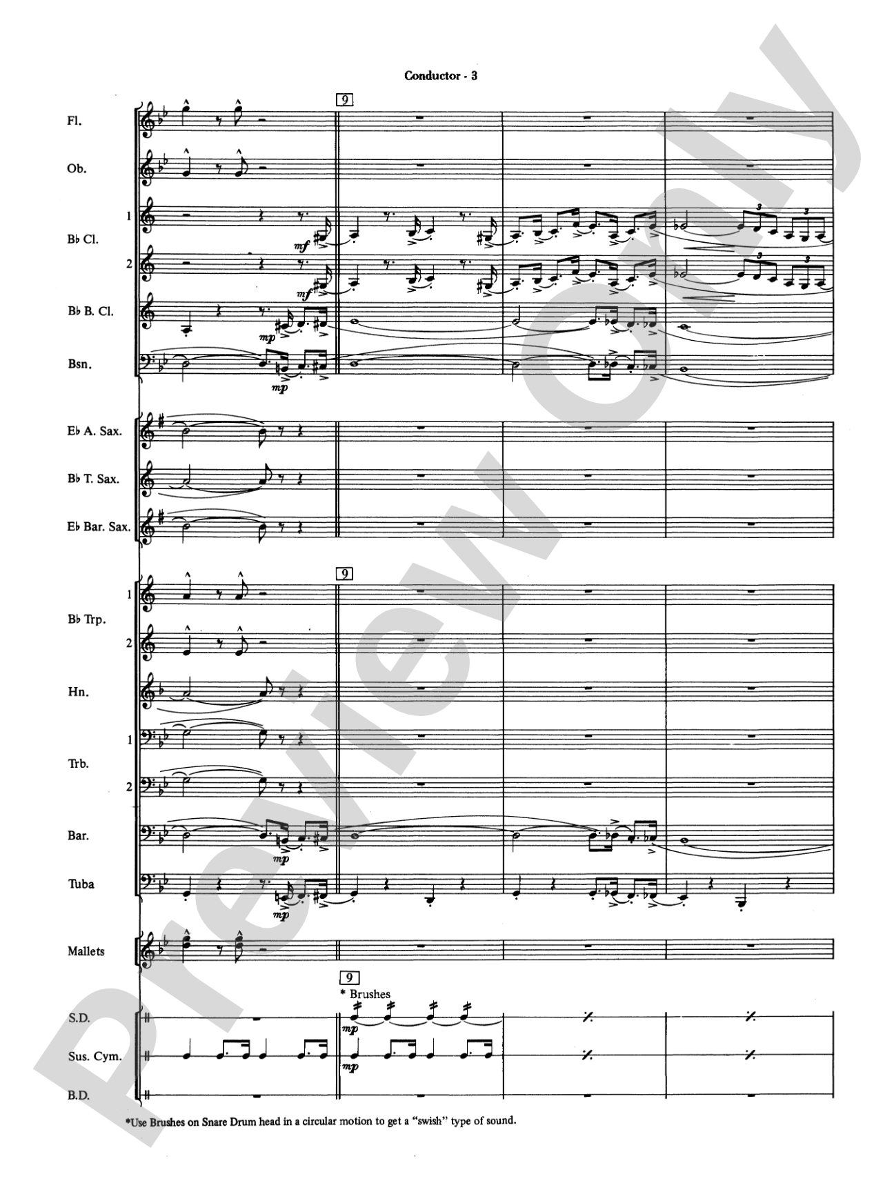 The Pink Panther: Concert Band Conductor Score & Parts