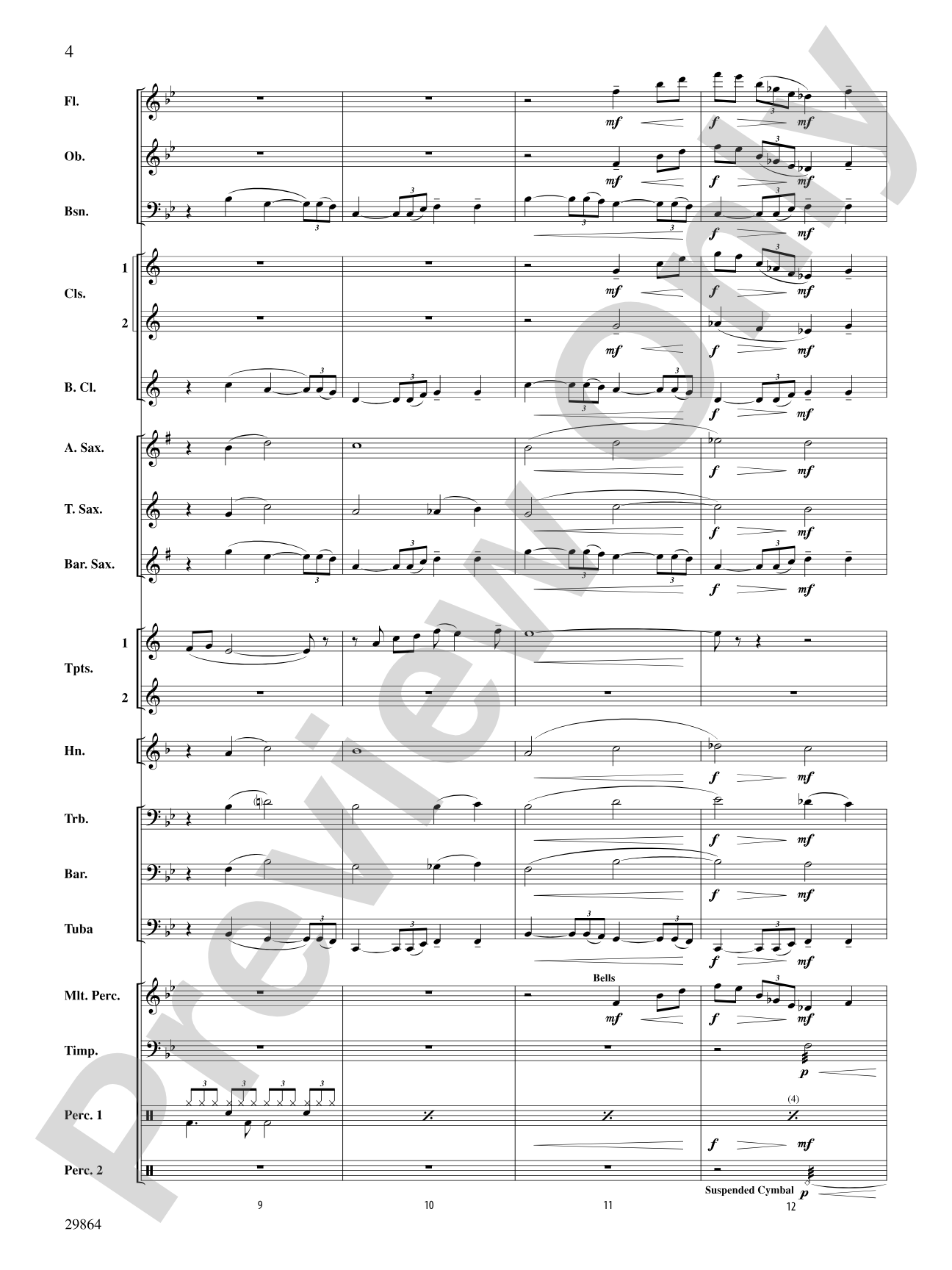 At Last: Concert Band Conductor Score & Parts