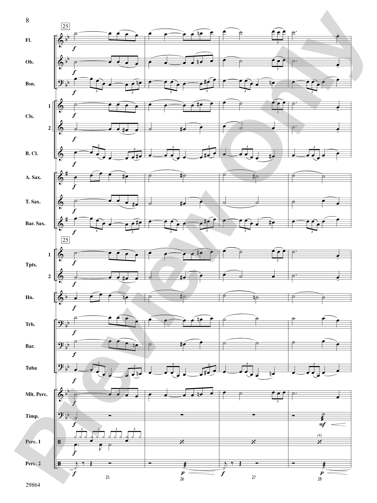 At Last: Concert Band Conductor Score & Parts