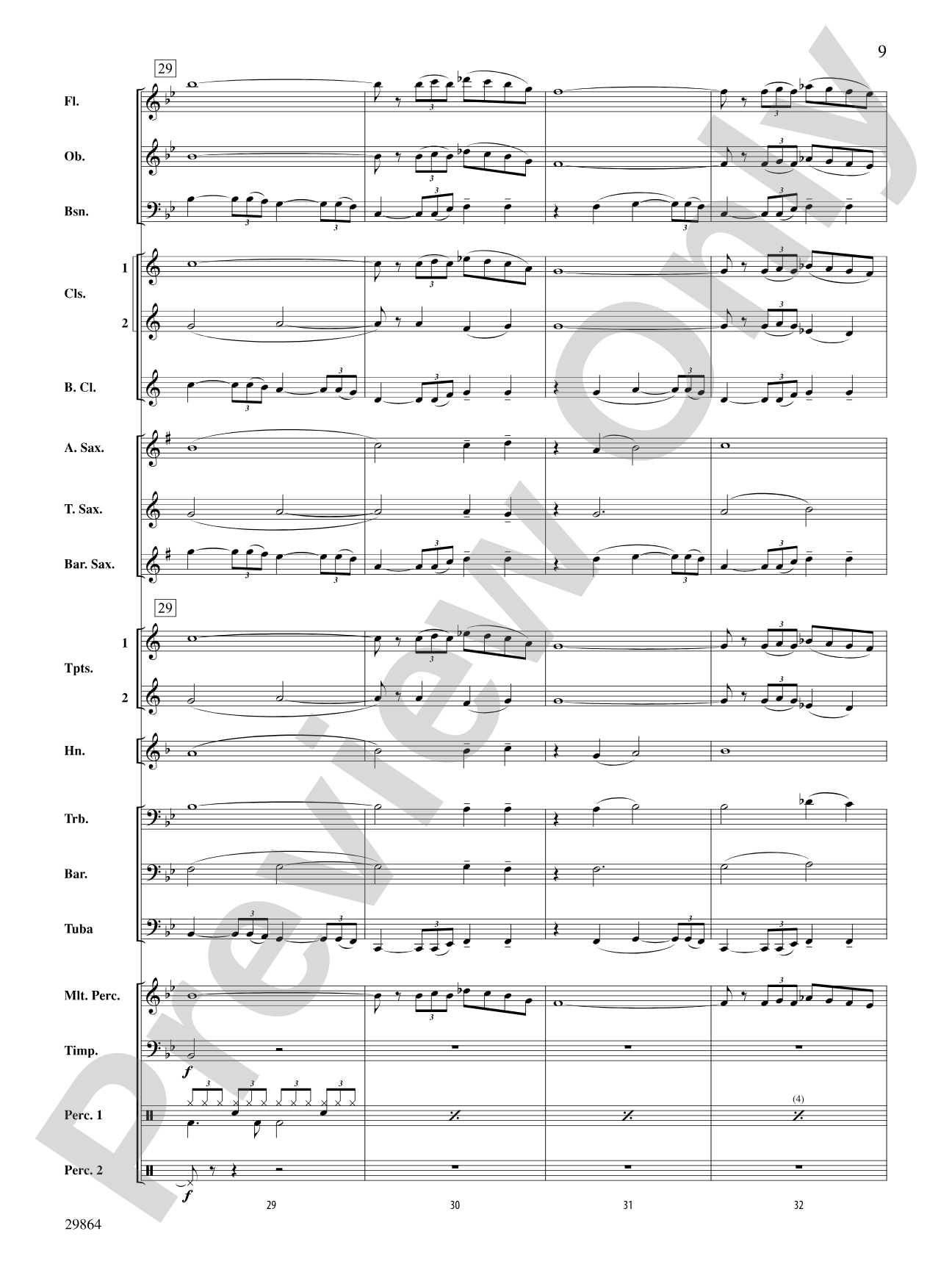 At Last: Concert Band Conductor Score & Parts