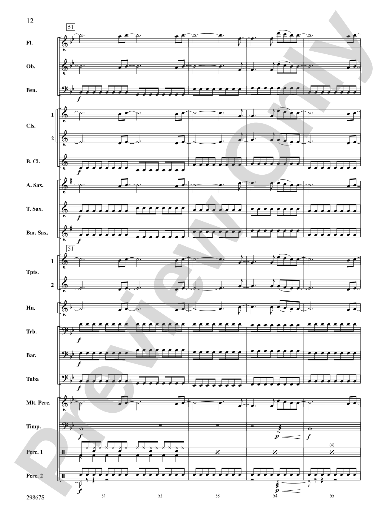 My Life Would Suck Without You: Concert Band Conductor Score & Parts