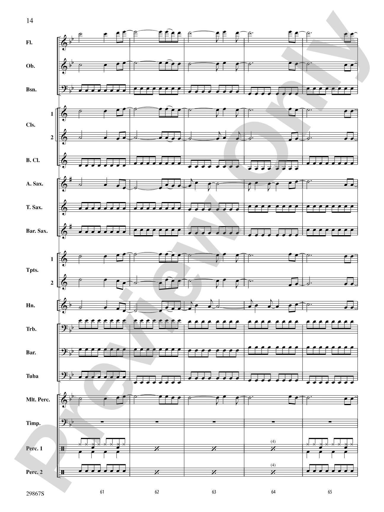 My Life Would Suck Without You: Concert Band Conductor Score & Parts