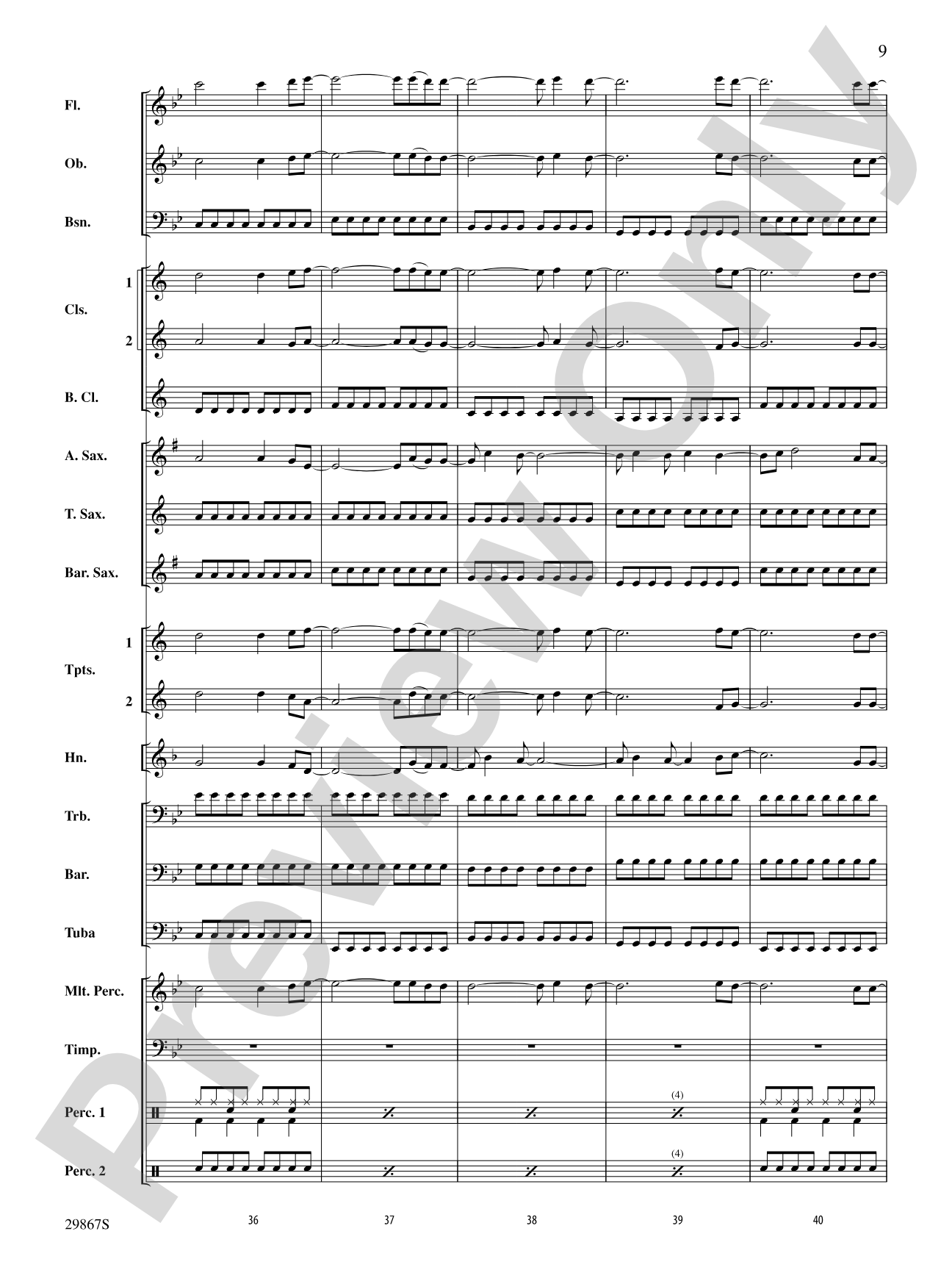 My Life Would Suck Without You: Concert Band Conductor Score & Parts