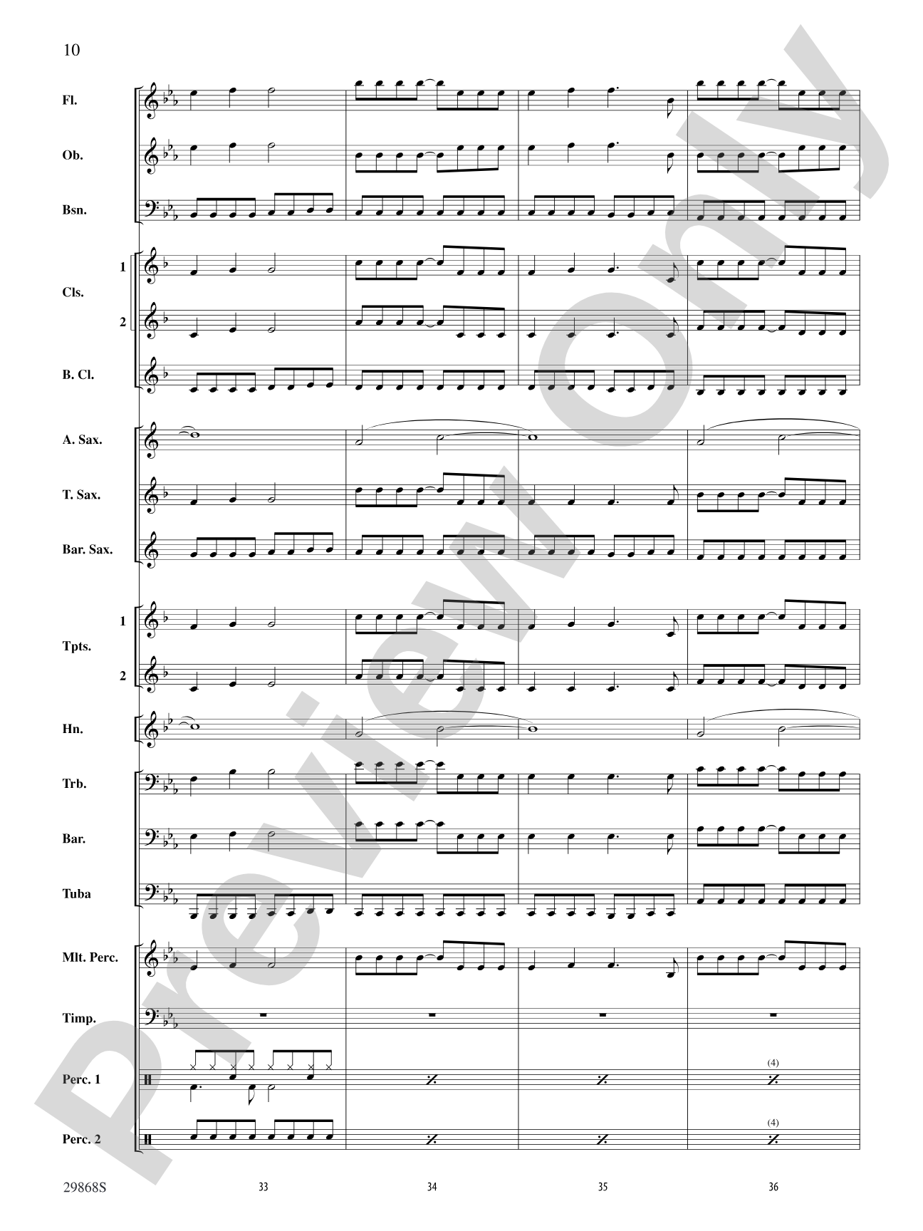 Gotta Be Somebody: Concert Band Conductor Score & Parts