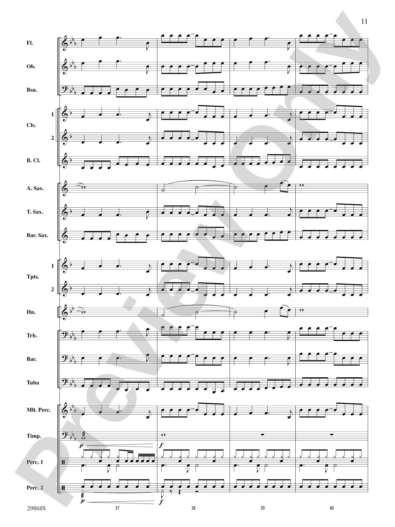 Gotta Be Somebody: Concert Band Conductor Score & Parts
