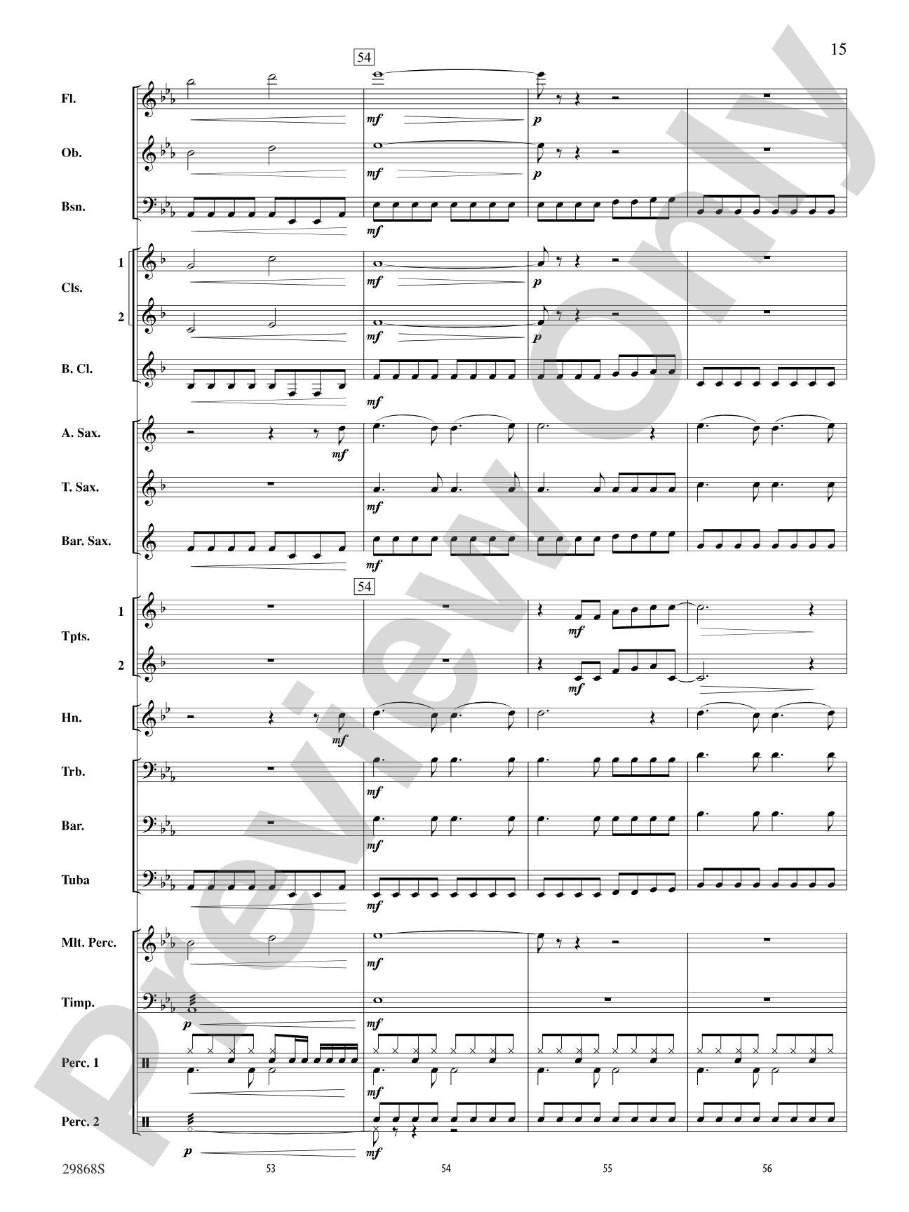 Gotta Be Somebody: Concert Band Conductor Score & Parts