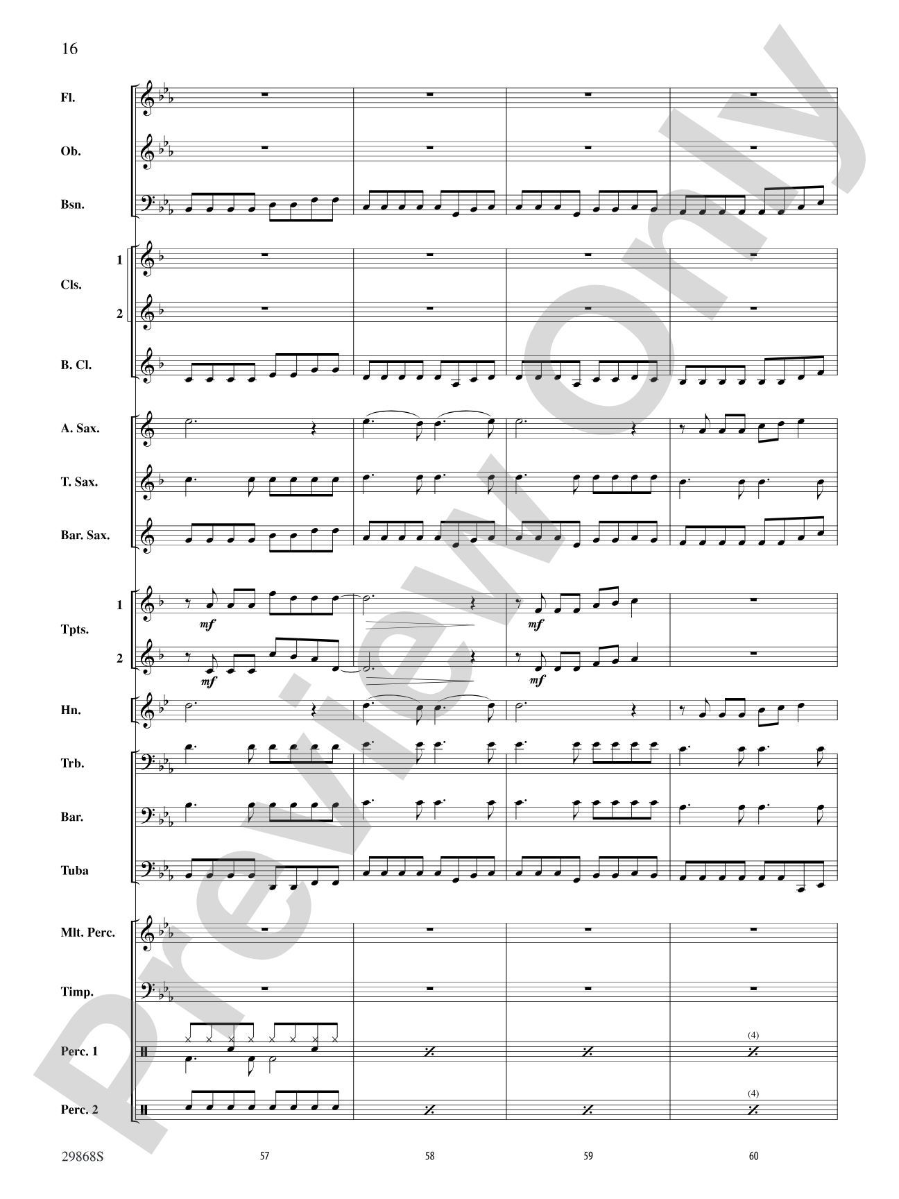 Gotta Be Somebody: Concert Band Conductor Score & Parts