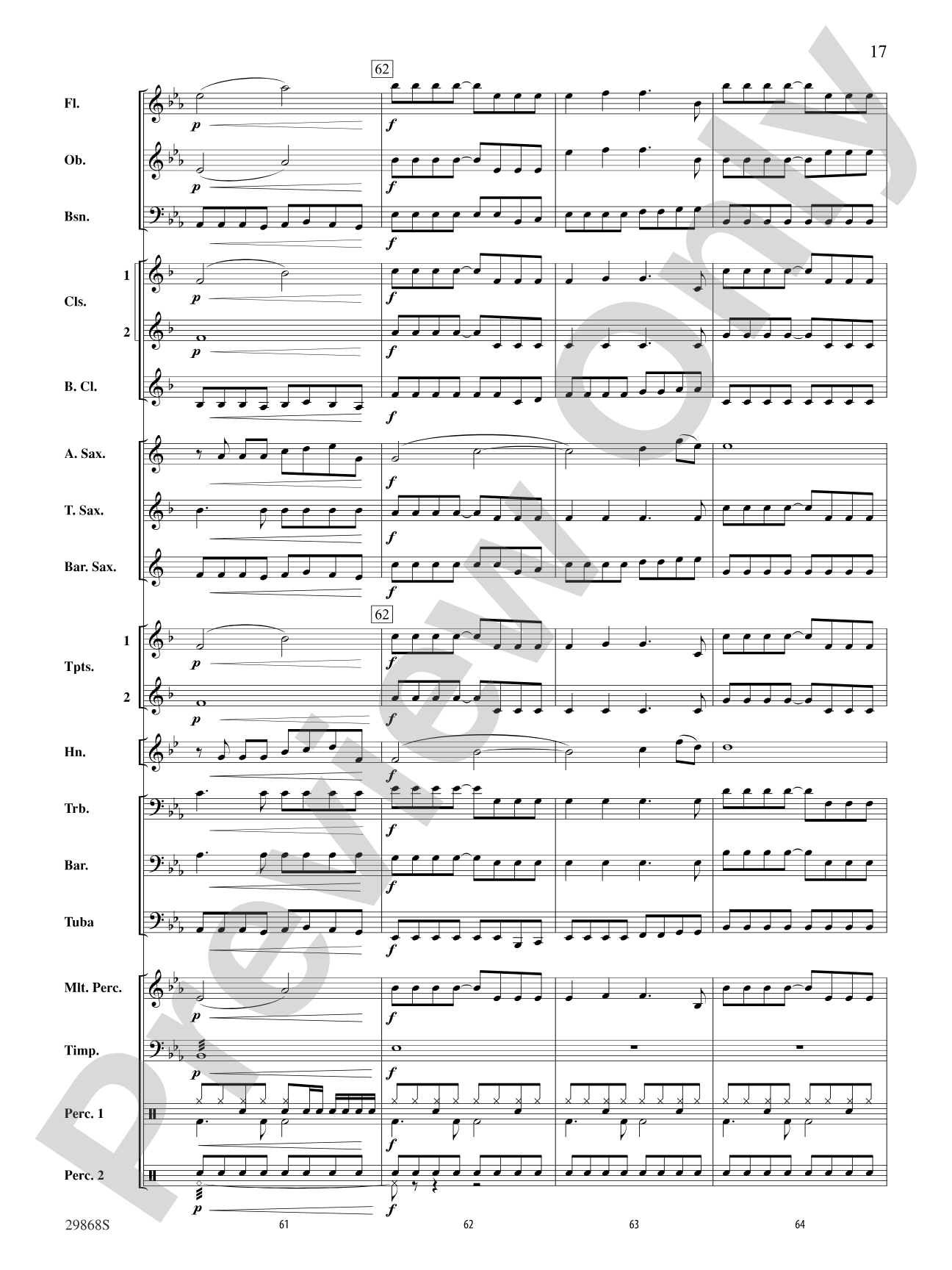 Gotta Be Somebody: Concert Band Conductor Score & Parts