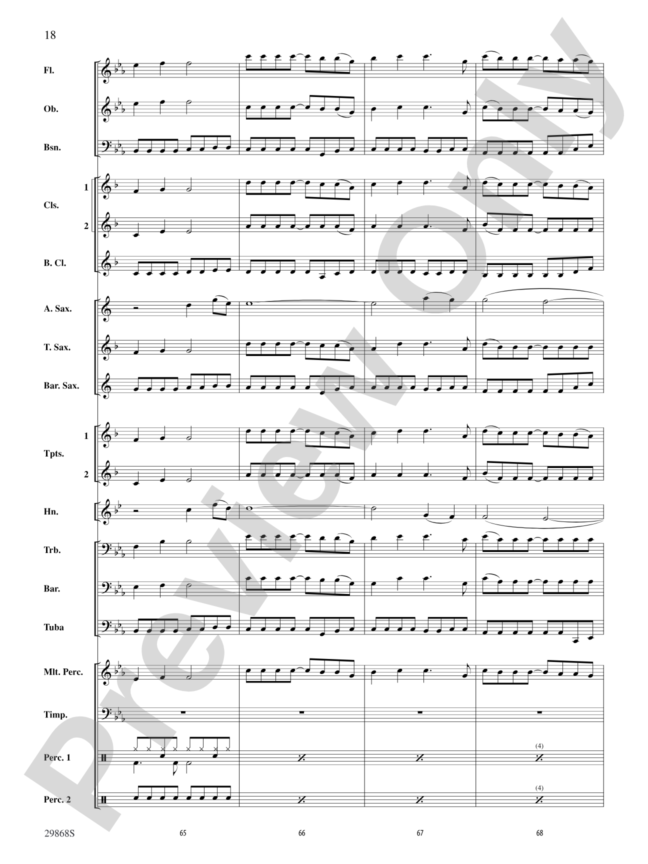 Gotta Be Somebody: Concert Band Conductor Score & Parts