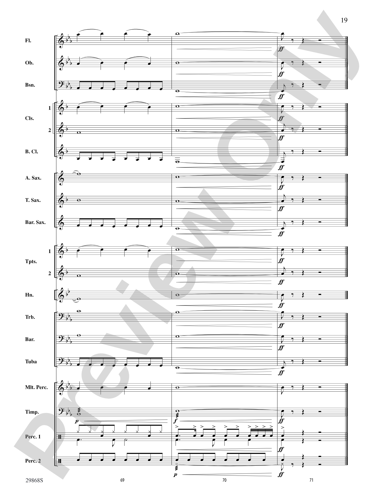 Gotta Be Somebody: Concert Band Conductor Score & Parts