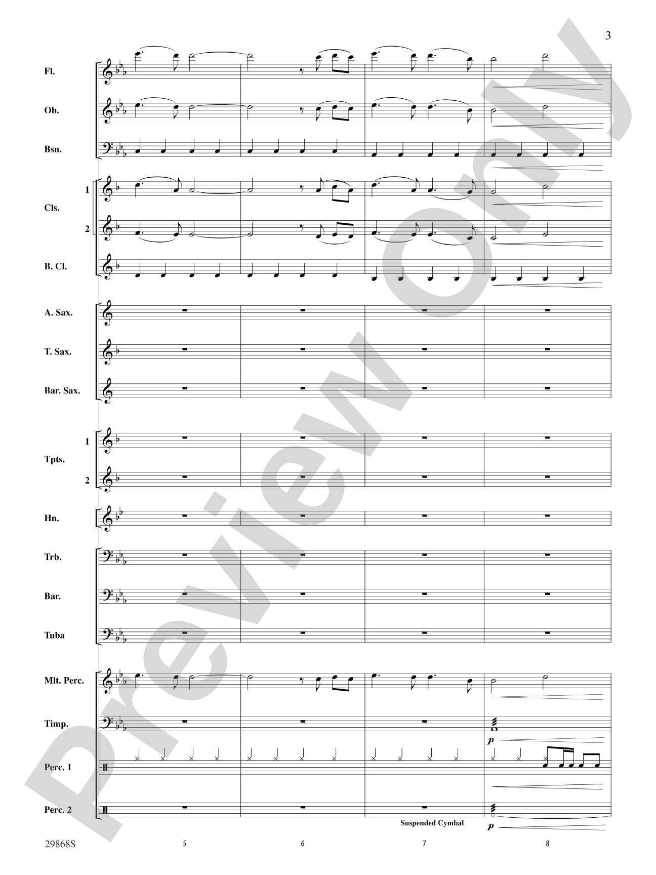 Gotta Be Somebody: Concert Band Conductor Score & Parts