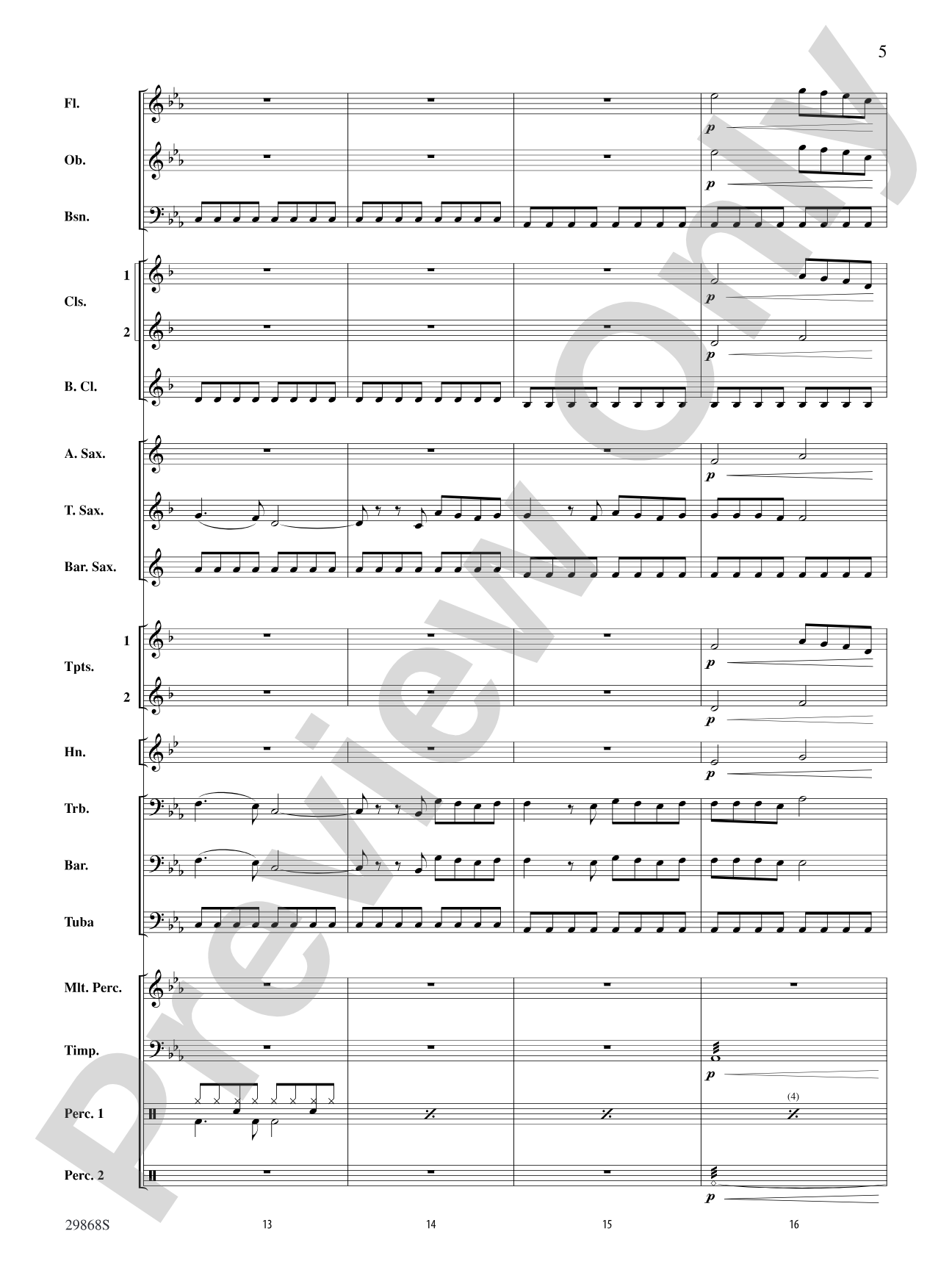 Gotta Be Somebody: Concert Band Conductor Score & Parts