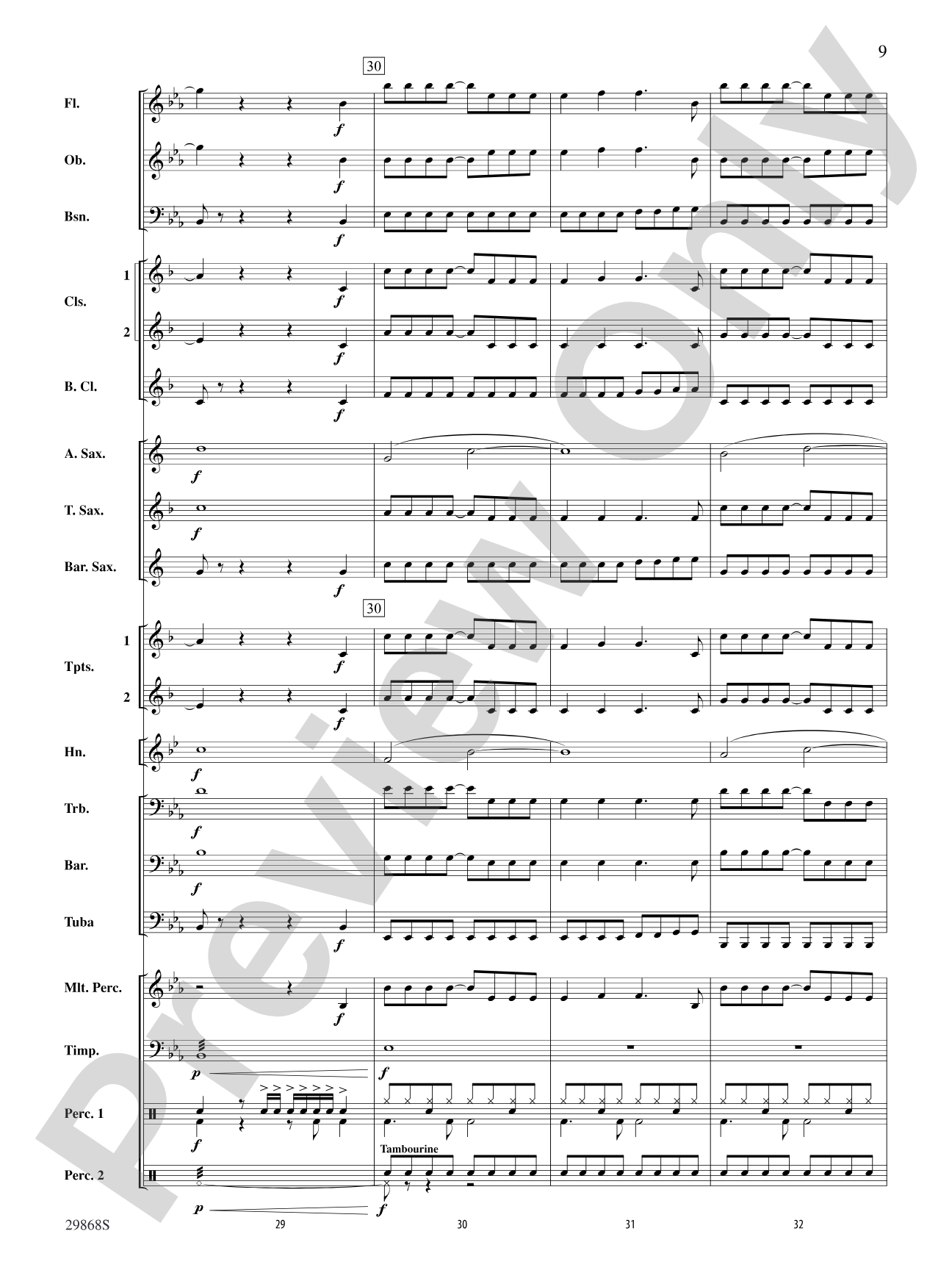 Gotta Be Somebody: Concert Band Conductor Score & Parts