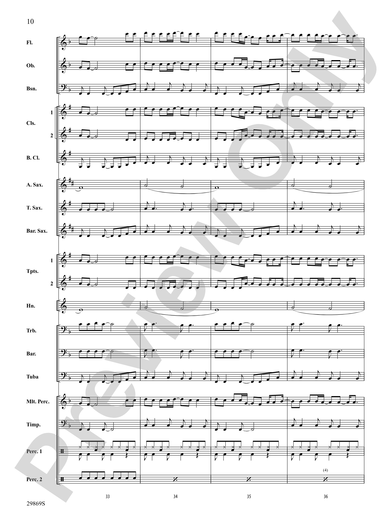 All Summer Long: Concert Band Conductor Score & Parts
