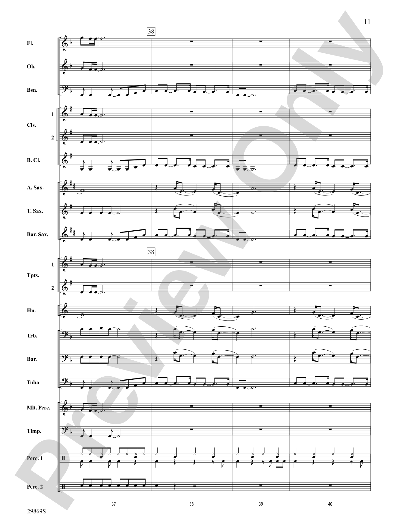 All Summer Long: Concert Band Conductor Score & Parts