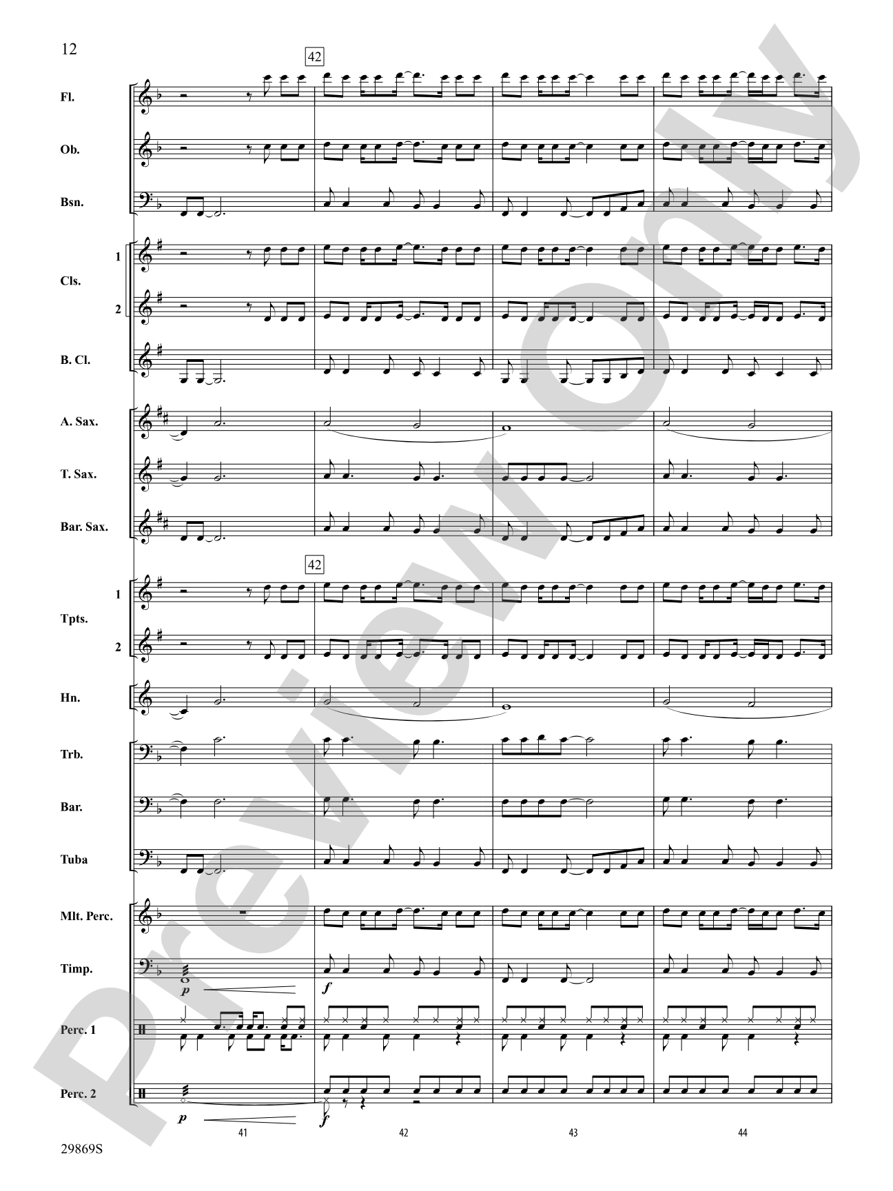 All Summer Long: Concert Band Conductor Score & Parts