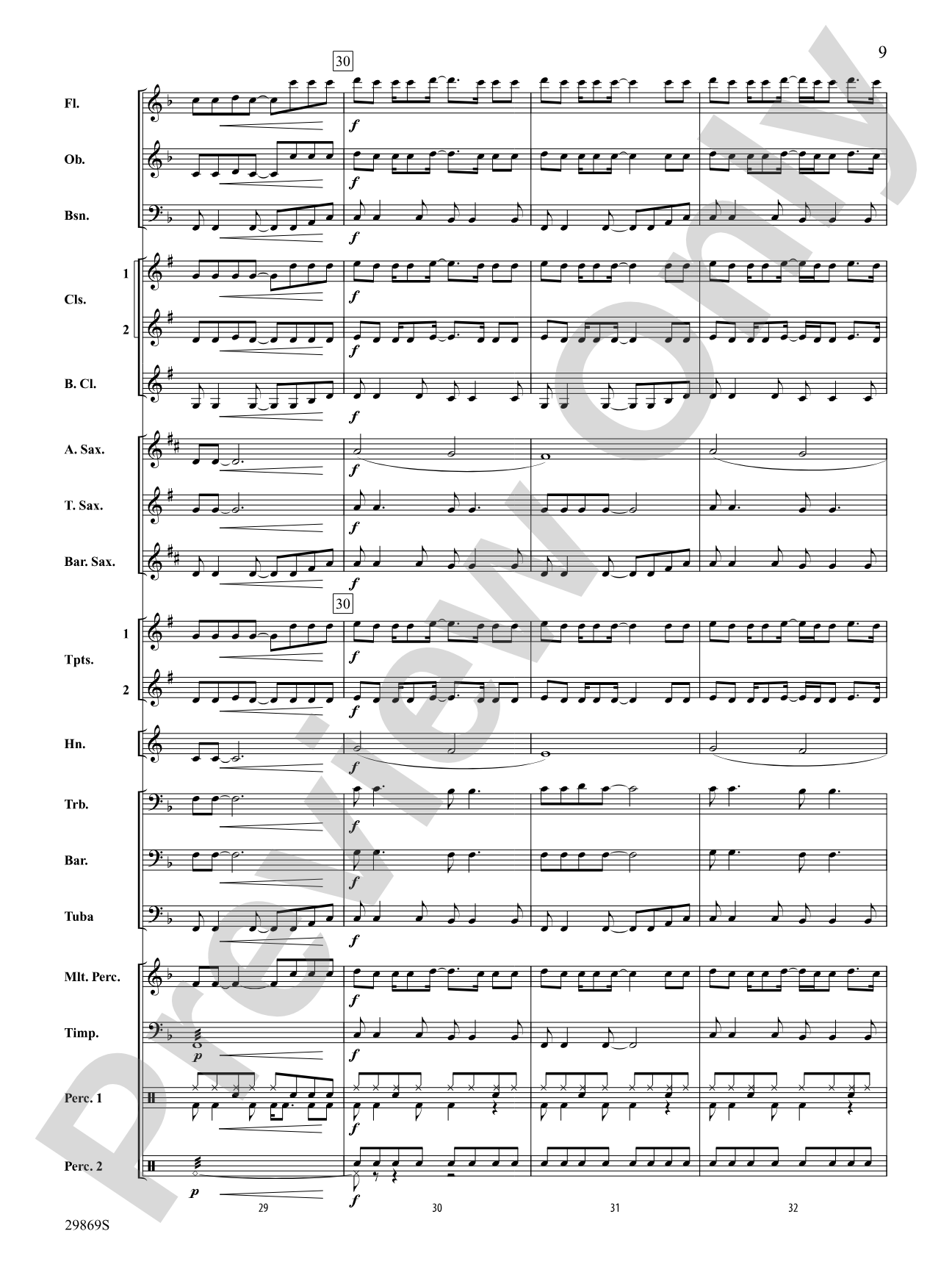 All Summer Long: Concert Band Conductor Score & Parts