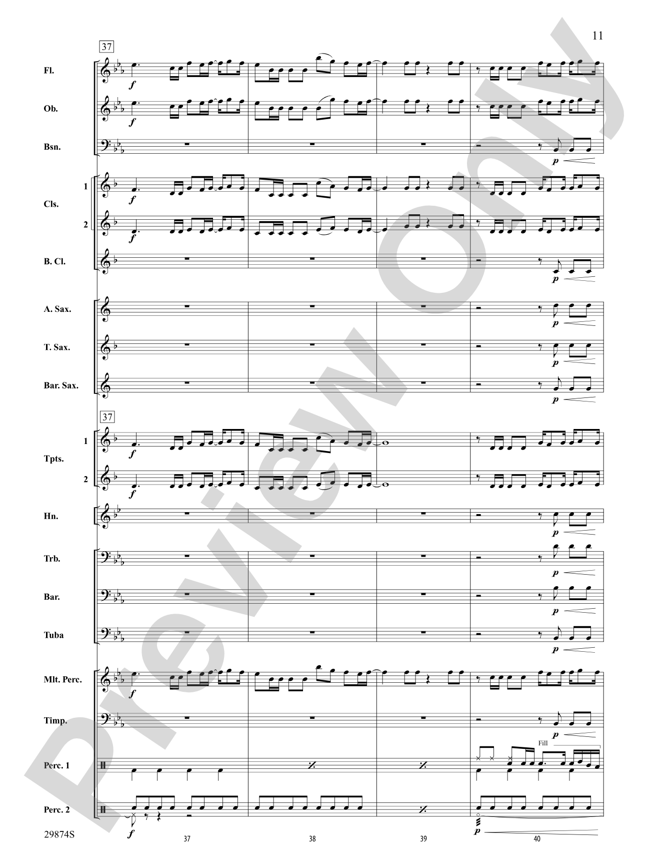 If Today Was Your Last Day: Concert Band Conductor Score & Parts