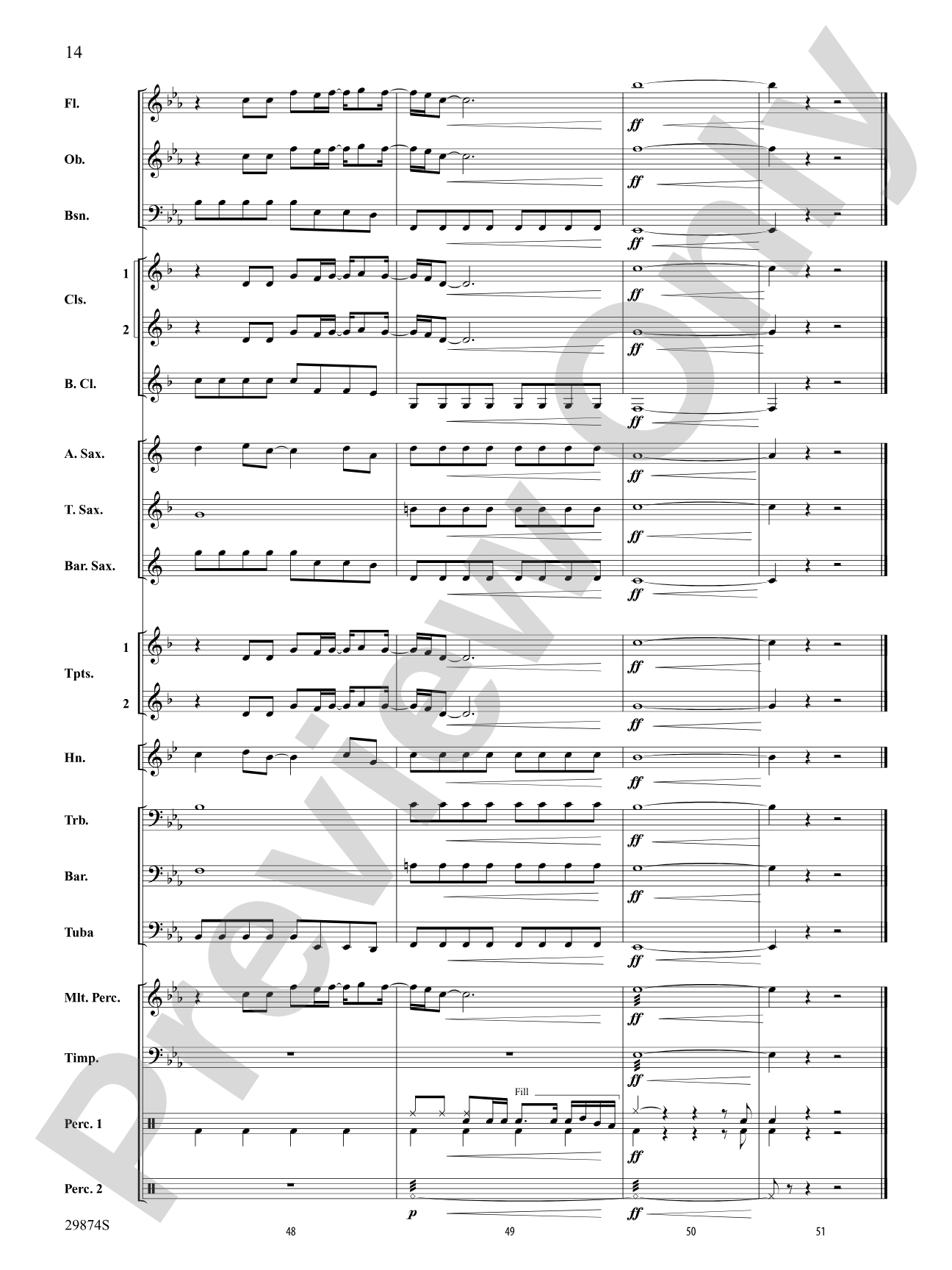 If Today Was Your Last Day: Concert Band Conductor Score & Parts