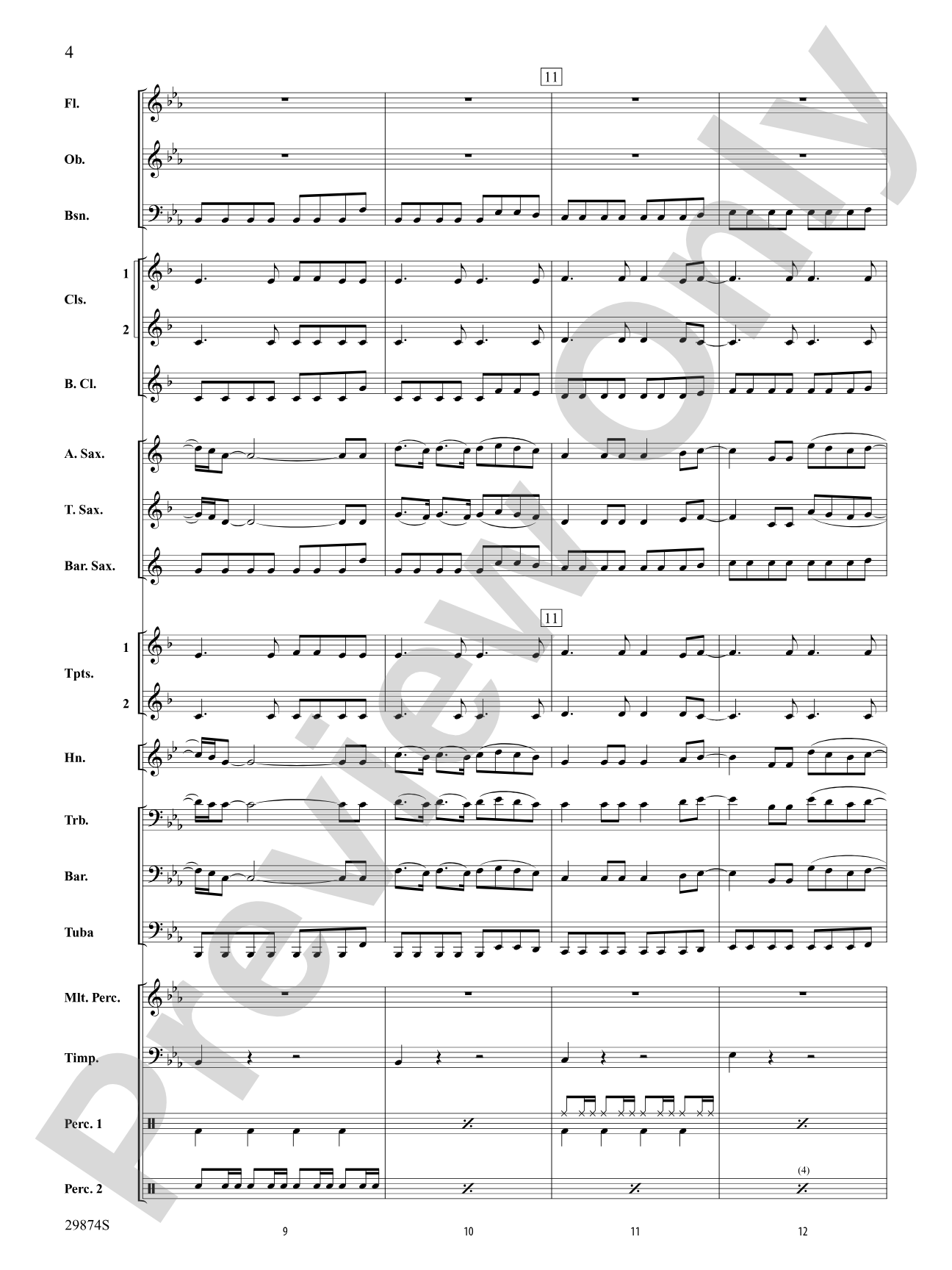 If Today Was Your Last Day: Concert Band Conductor Score & Parts