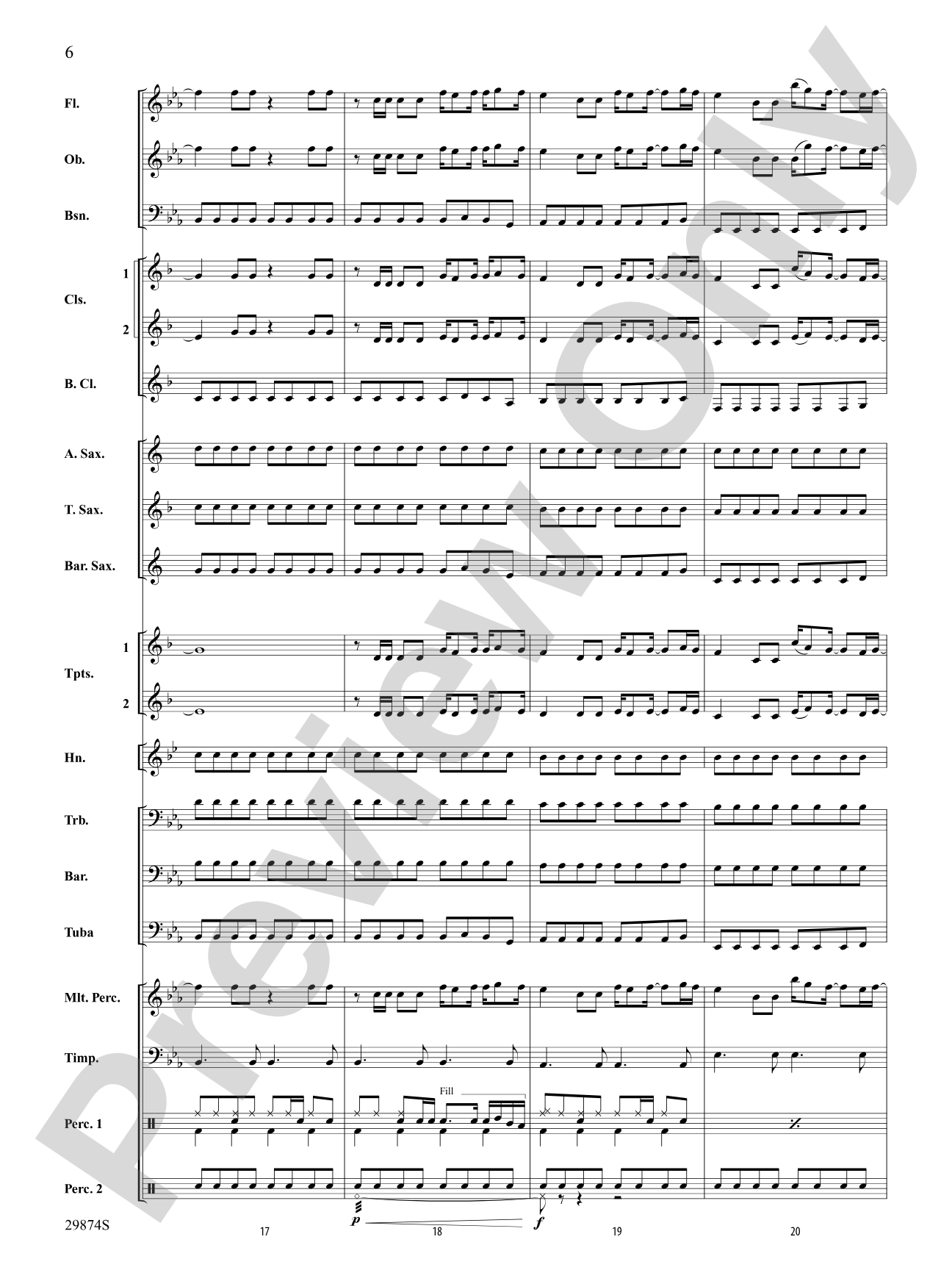 If Today Was Your Last Day: Concert Band Conductor Score & Parts