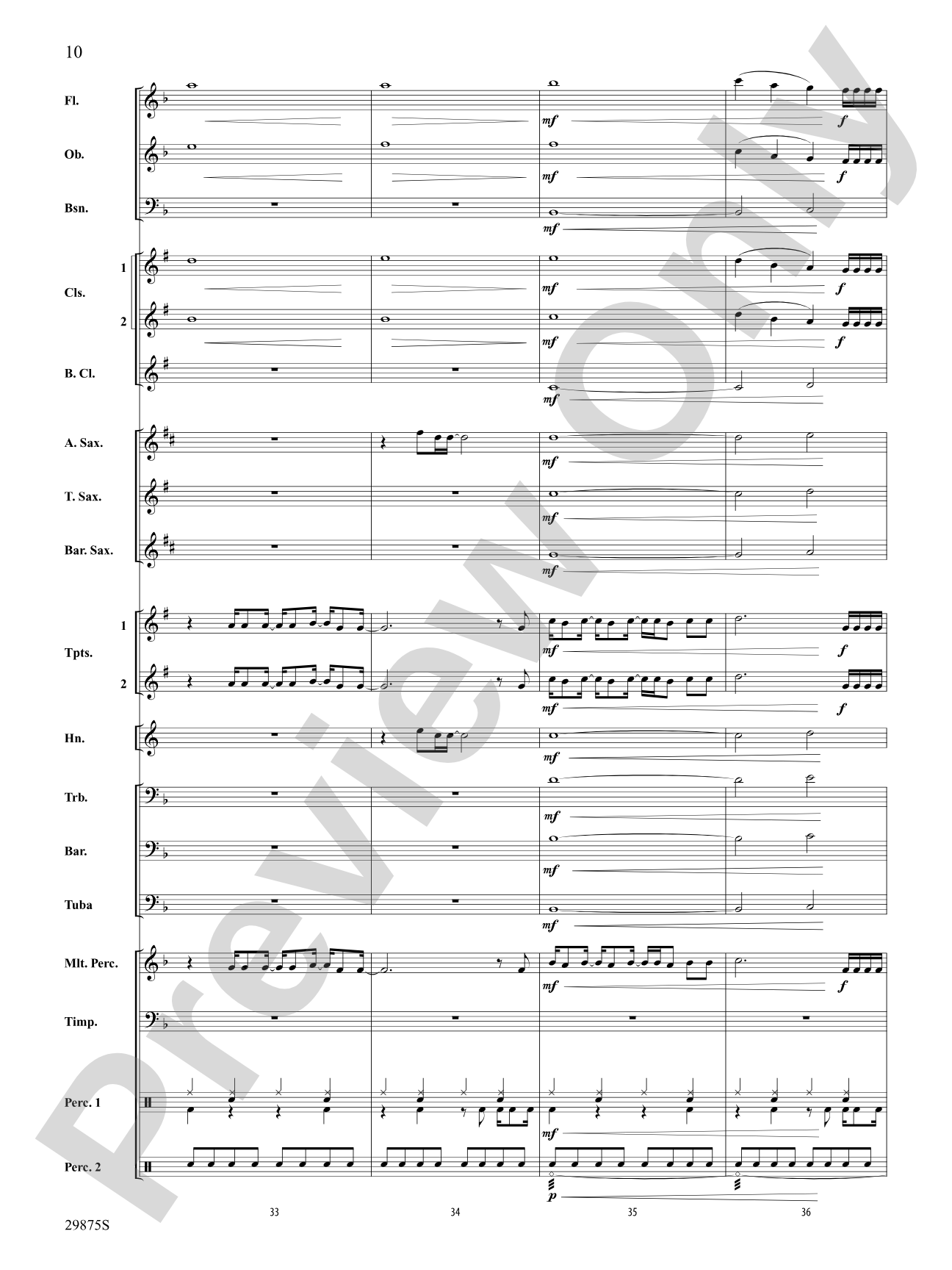 Party in the U.S.A.: Concert Band Conductor Score & Parts