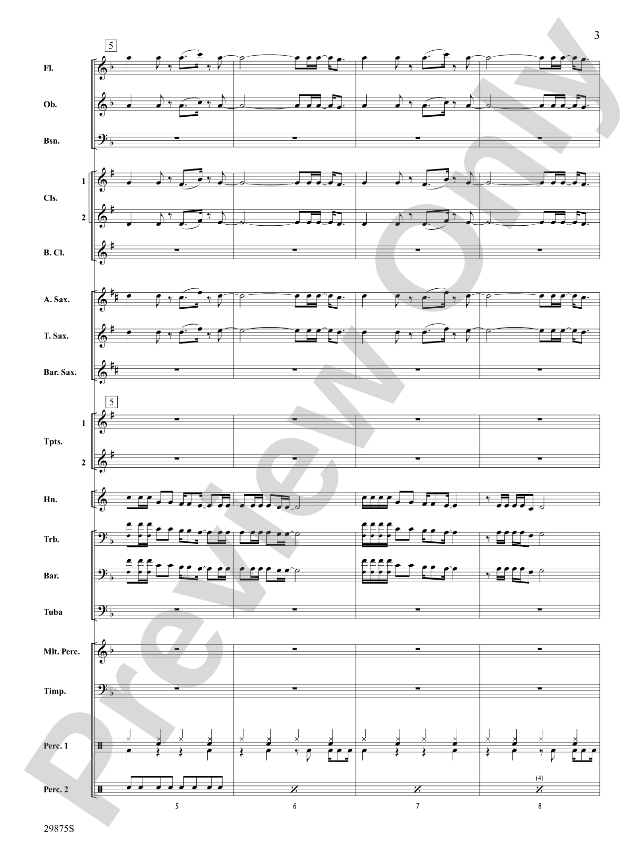 Party in the U.S.A.: Concert Band Conductor Score & Parts