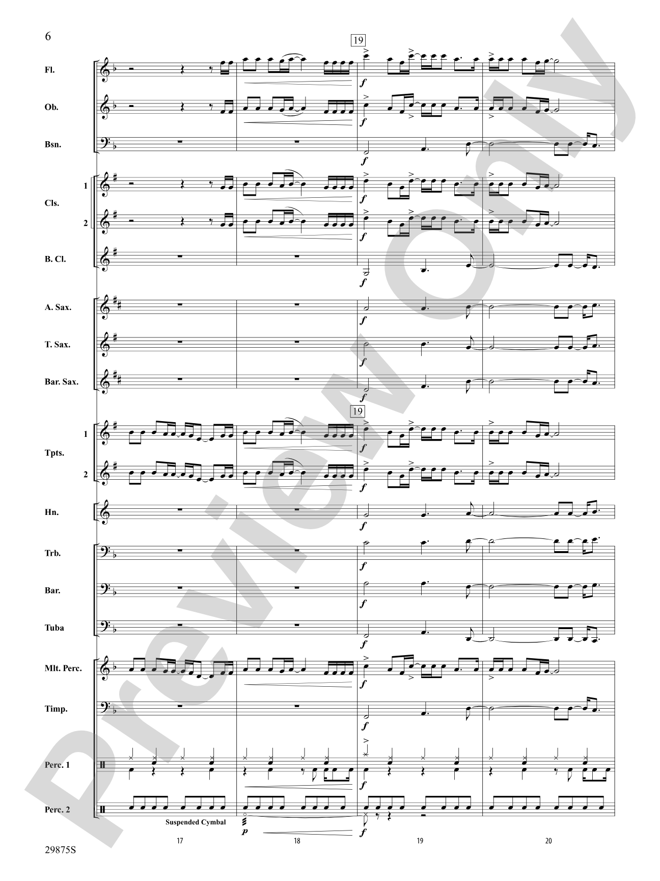 Party in the U.S.A.: Concert Band Conductor Score & Parts