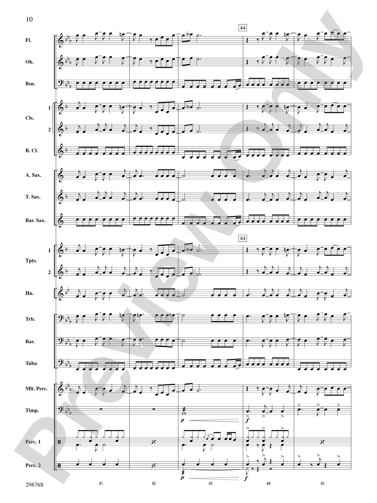Second Chance: Concert Band Conductor Score & Parts