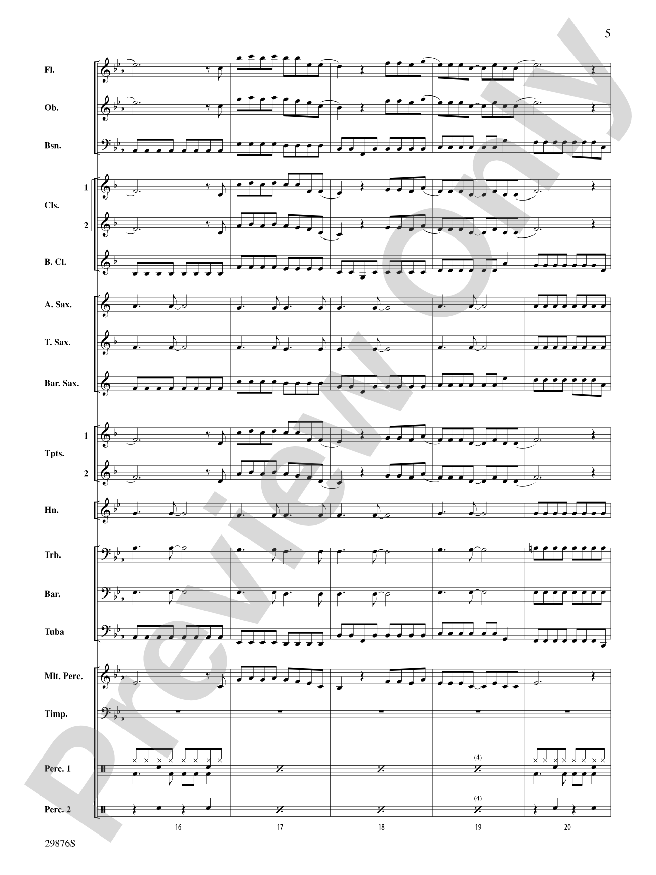 Second Chance: Concert Band Conductor Score & Parts