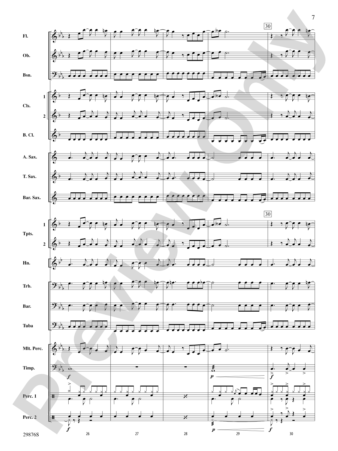 Second Chance: Concert Band Conductor Score & Parts